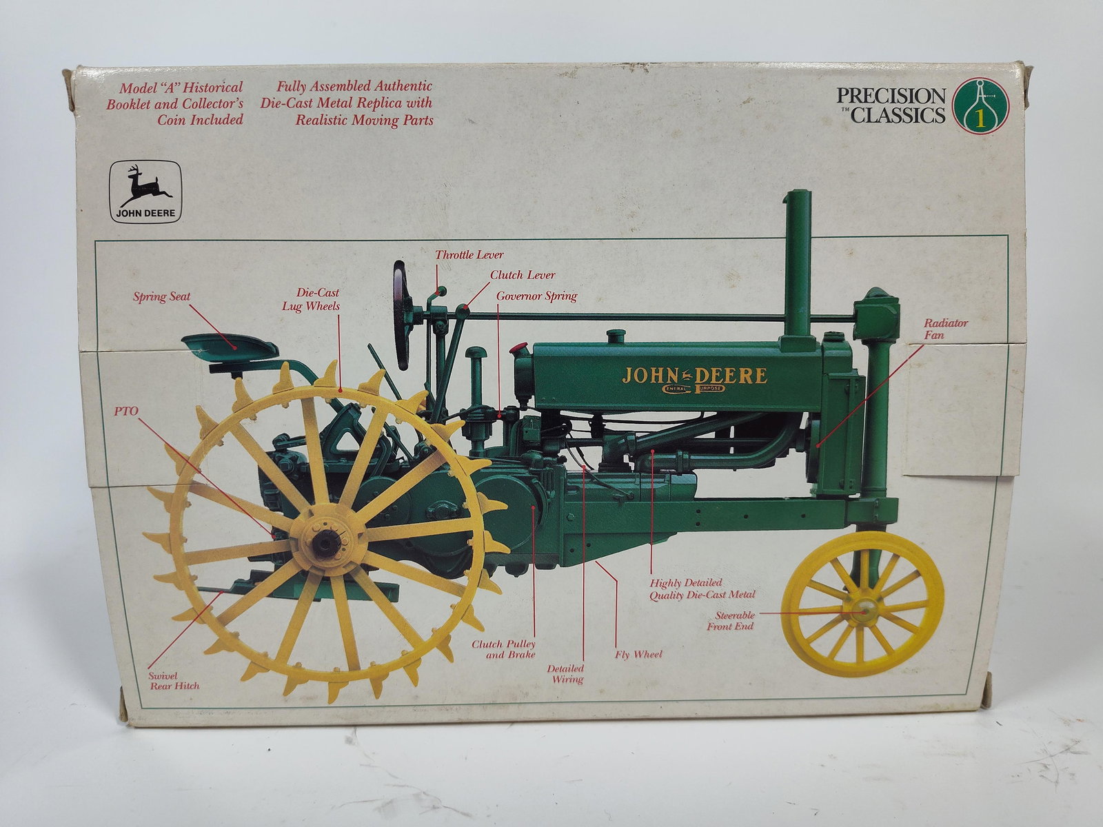 Precision Classics No 1 John Deere Model A Tractor - 3