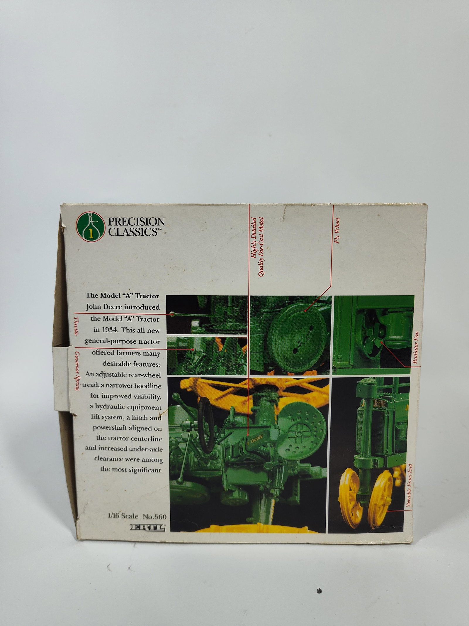 Precision Classics No 1 John Deere Model A Tractor - 4