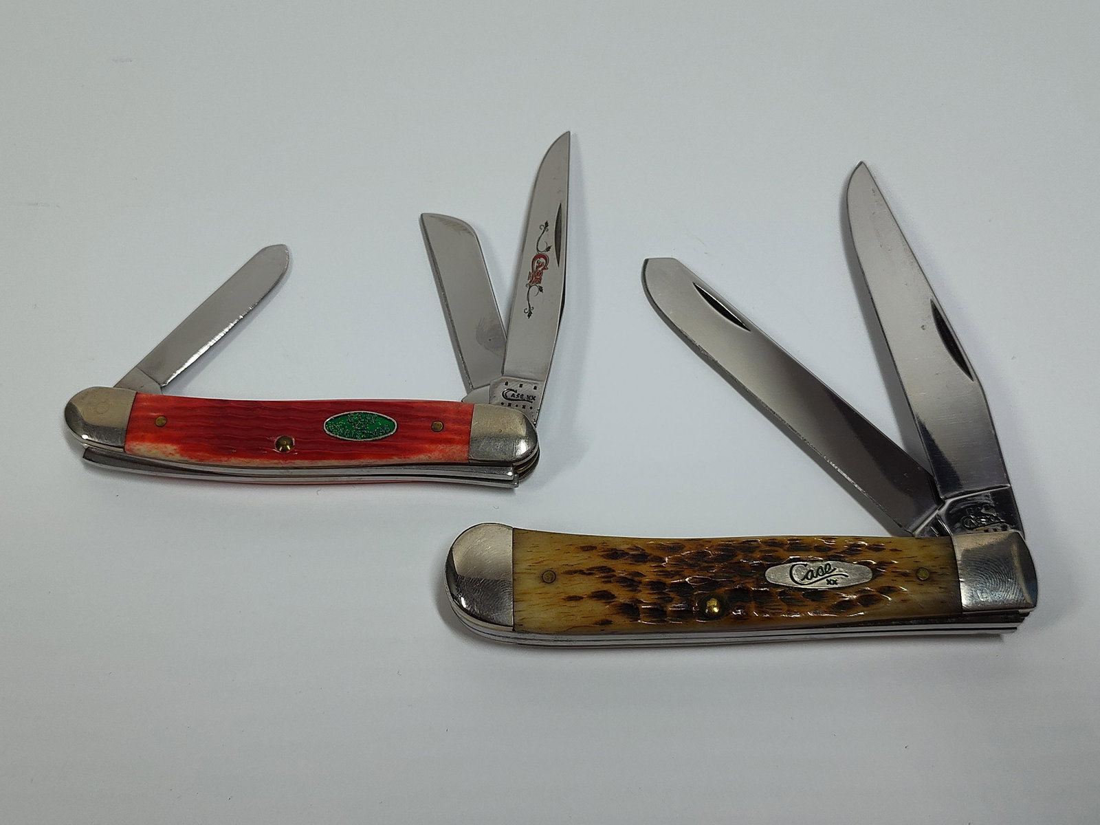 Case Christmas and Bone Handle Pocket Knives (1 of 6)