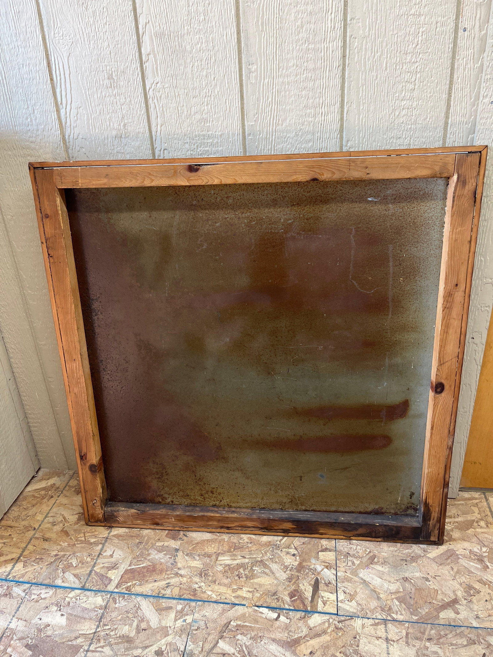 SS Self Framed Coca-Cola Cooler Side Panel Framed - 4