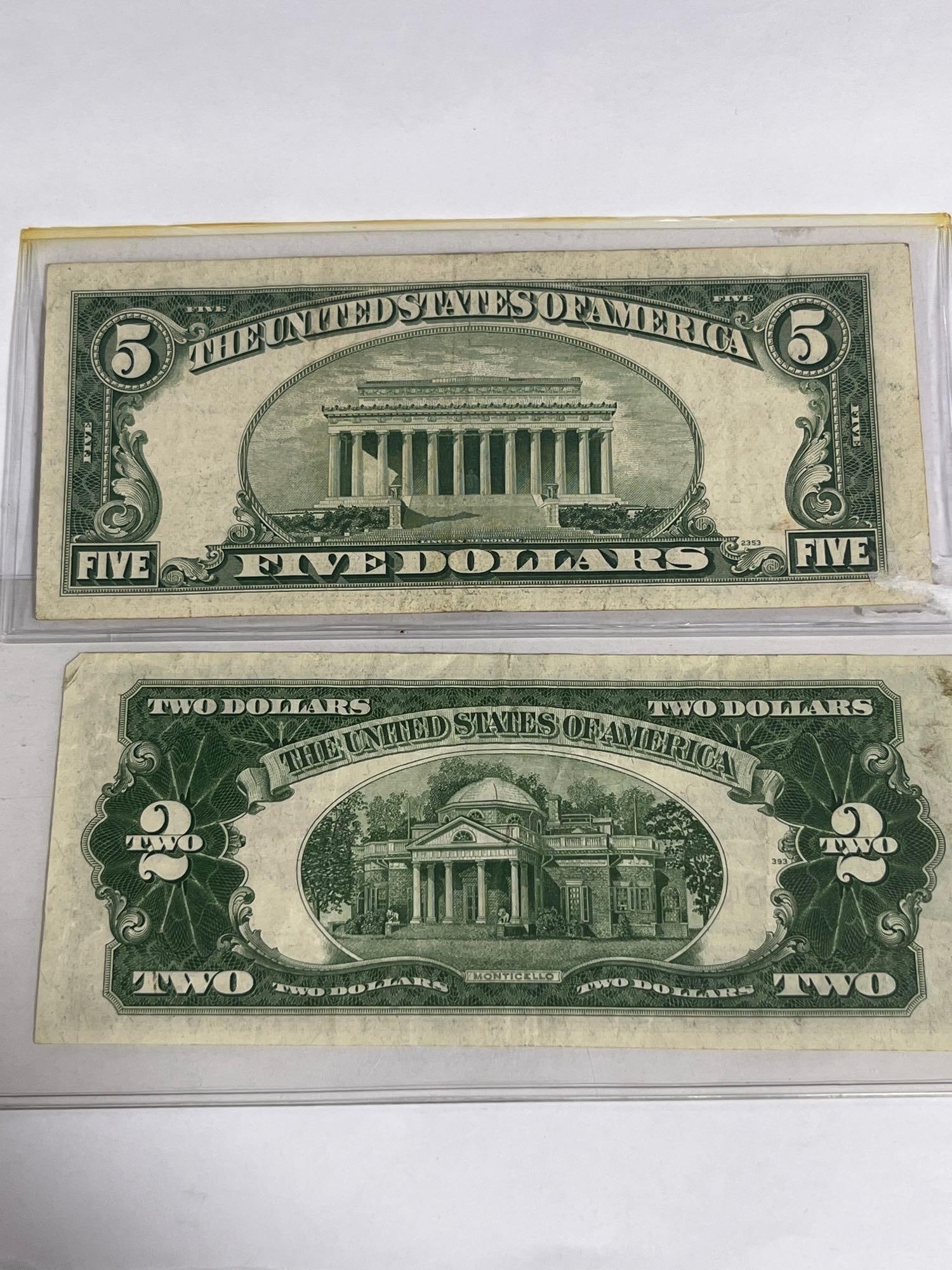 $2 and $5 Red Seals - 2