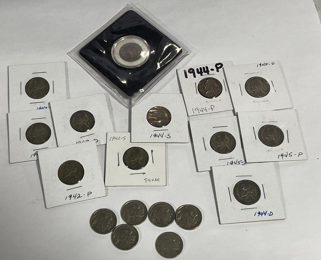 Buffalo Head and Jefferson Nickels (1 of 6)