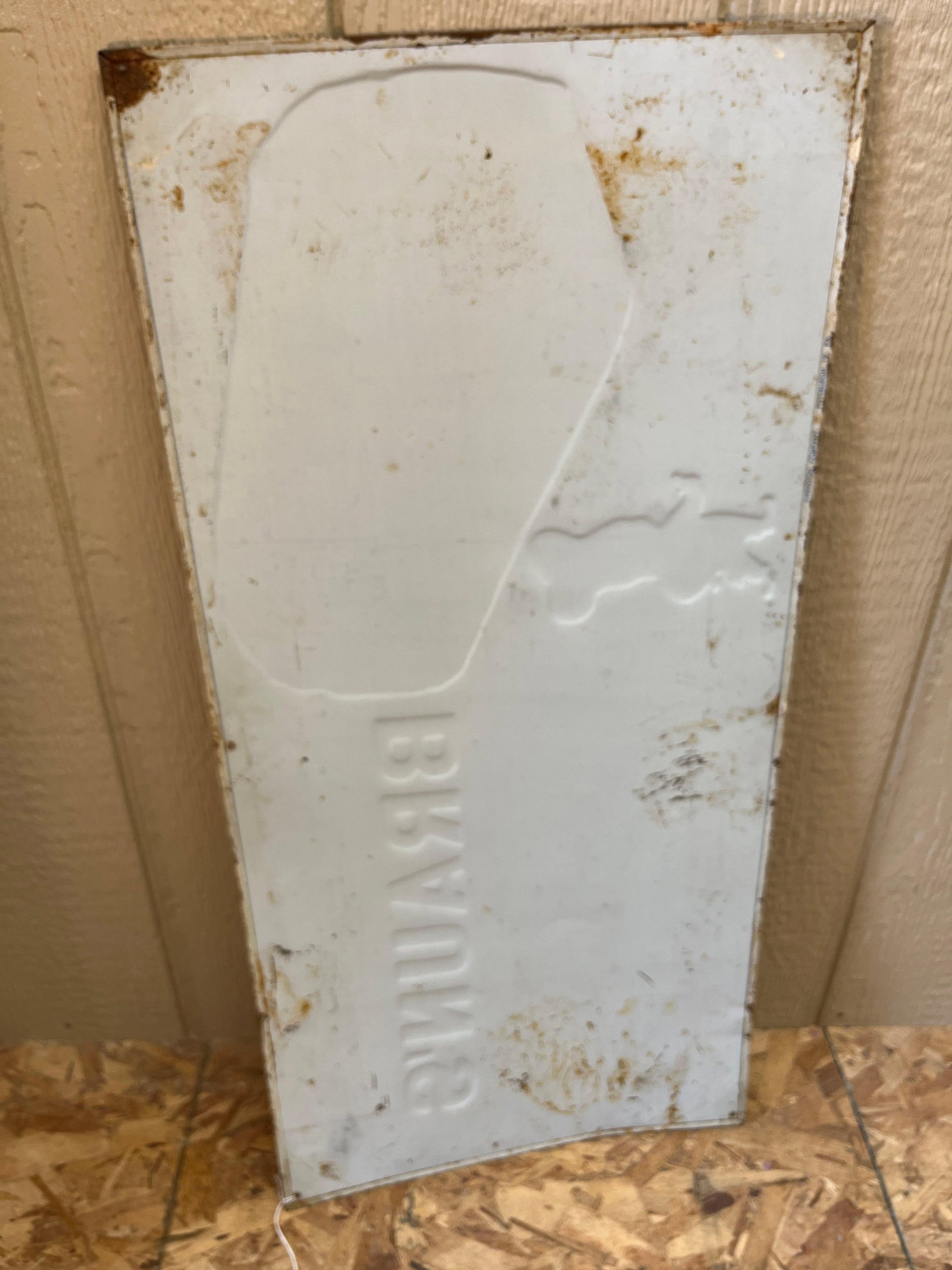 SST Embossed Braun's Bread Sign - 5