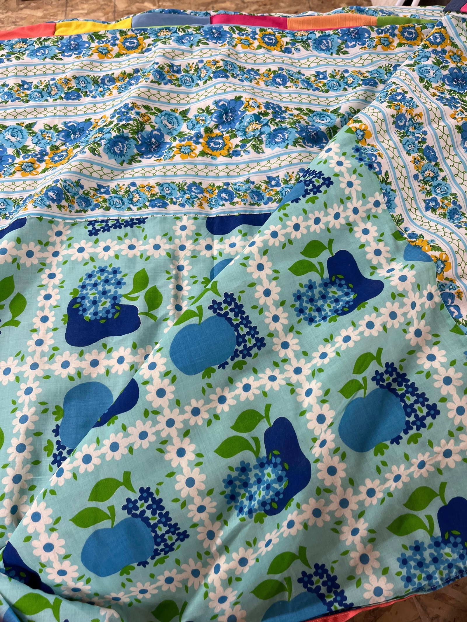 Colorful 19th Century Patchwork Quilt - 2