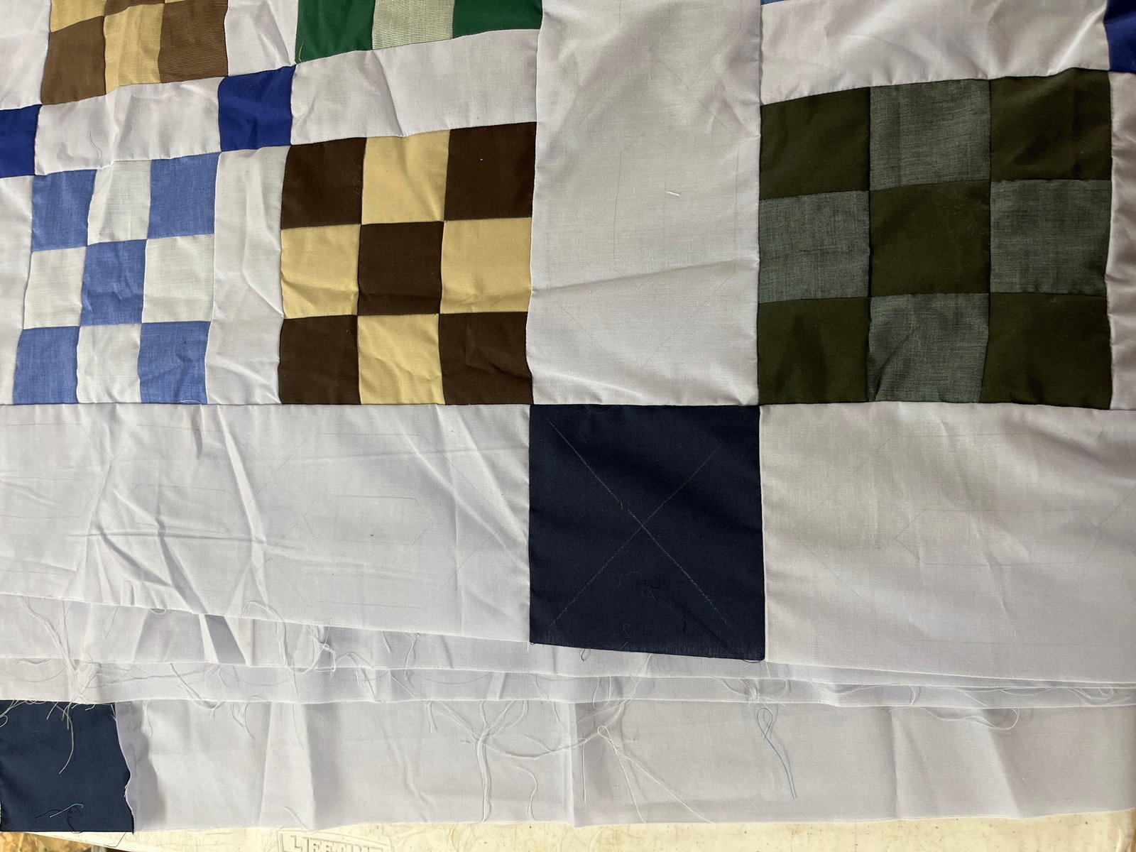 9 Square Quilt Topper - 2