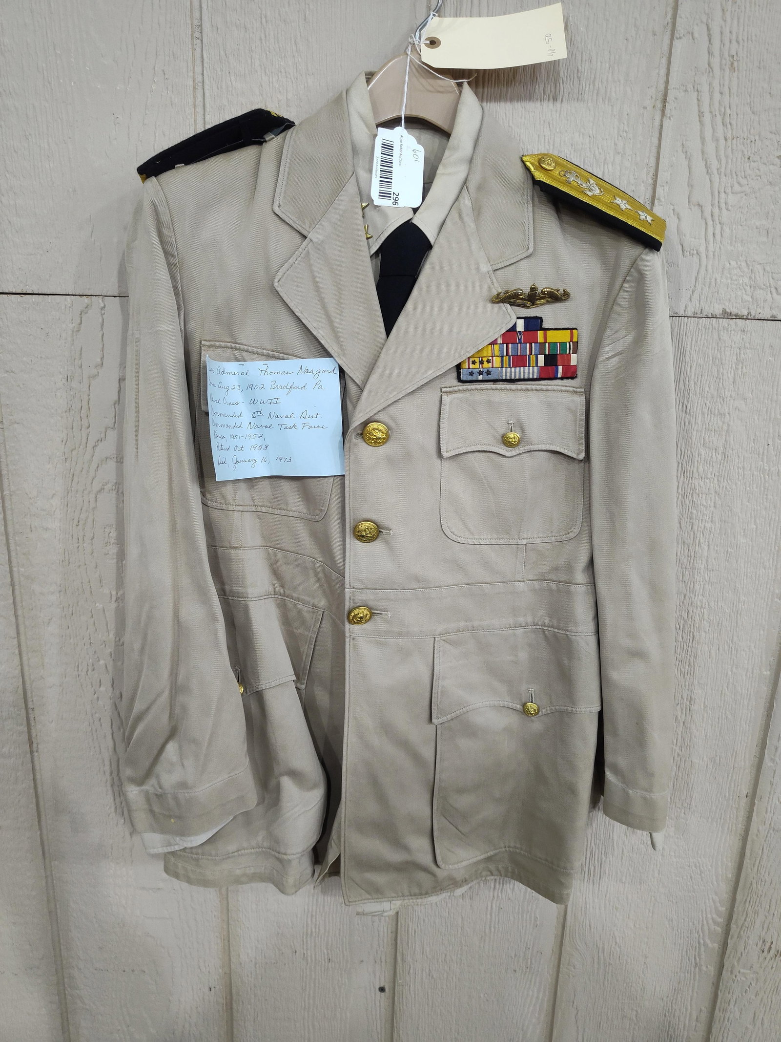 US Military Rear Admiral Thomas Noagard Complete Uniform (1 of 5)