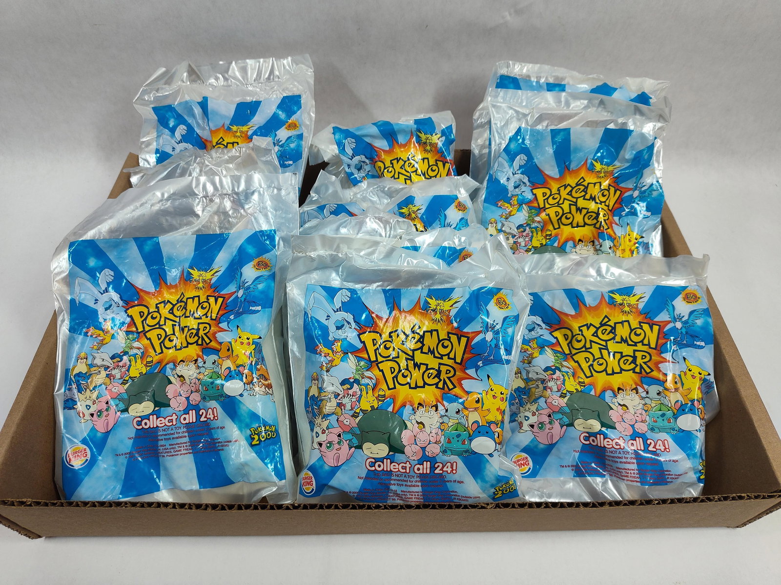 Pokemon Power 2000 NOS Collectible Burger King Kids Meal Toys (1 of 3)