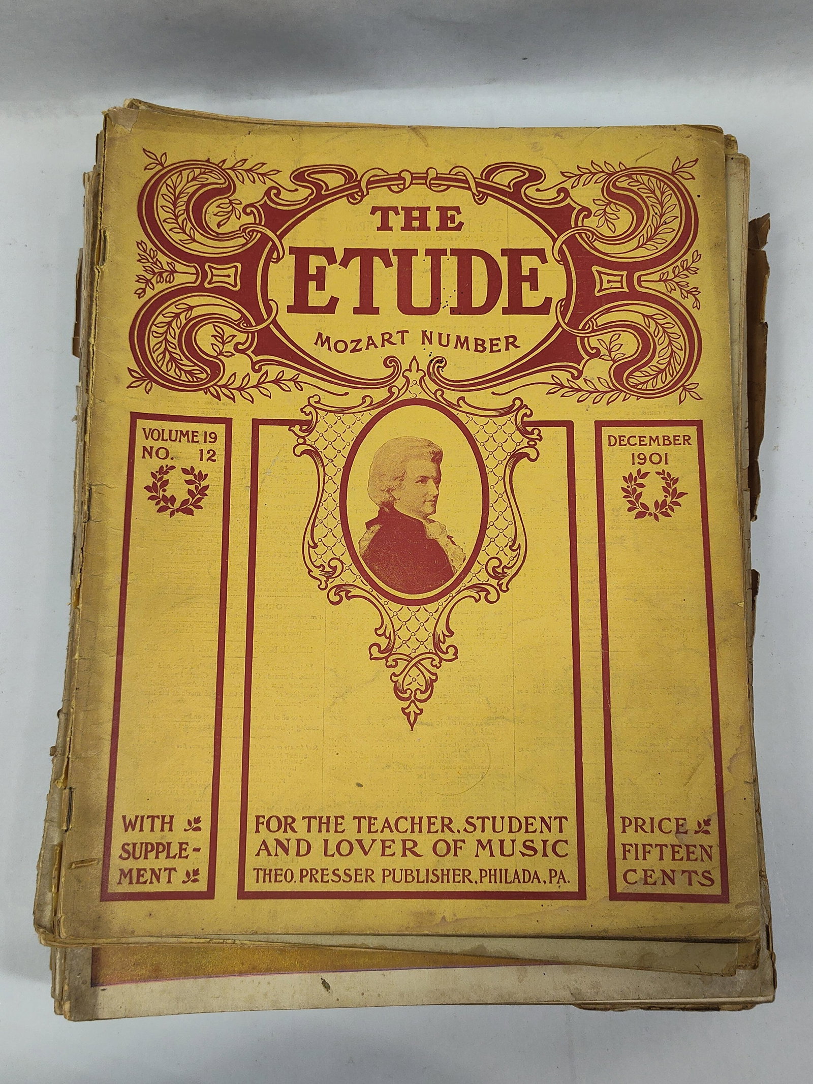 1901-1910 The Etude Volumes Ephemera Lot Inc 20+ Issues (1 of 7)