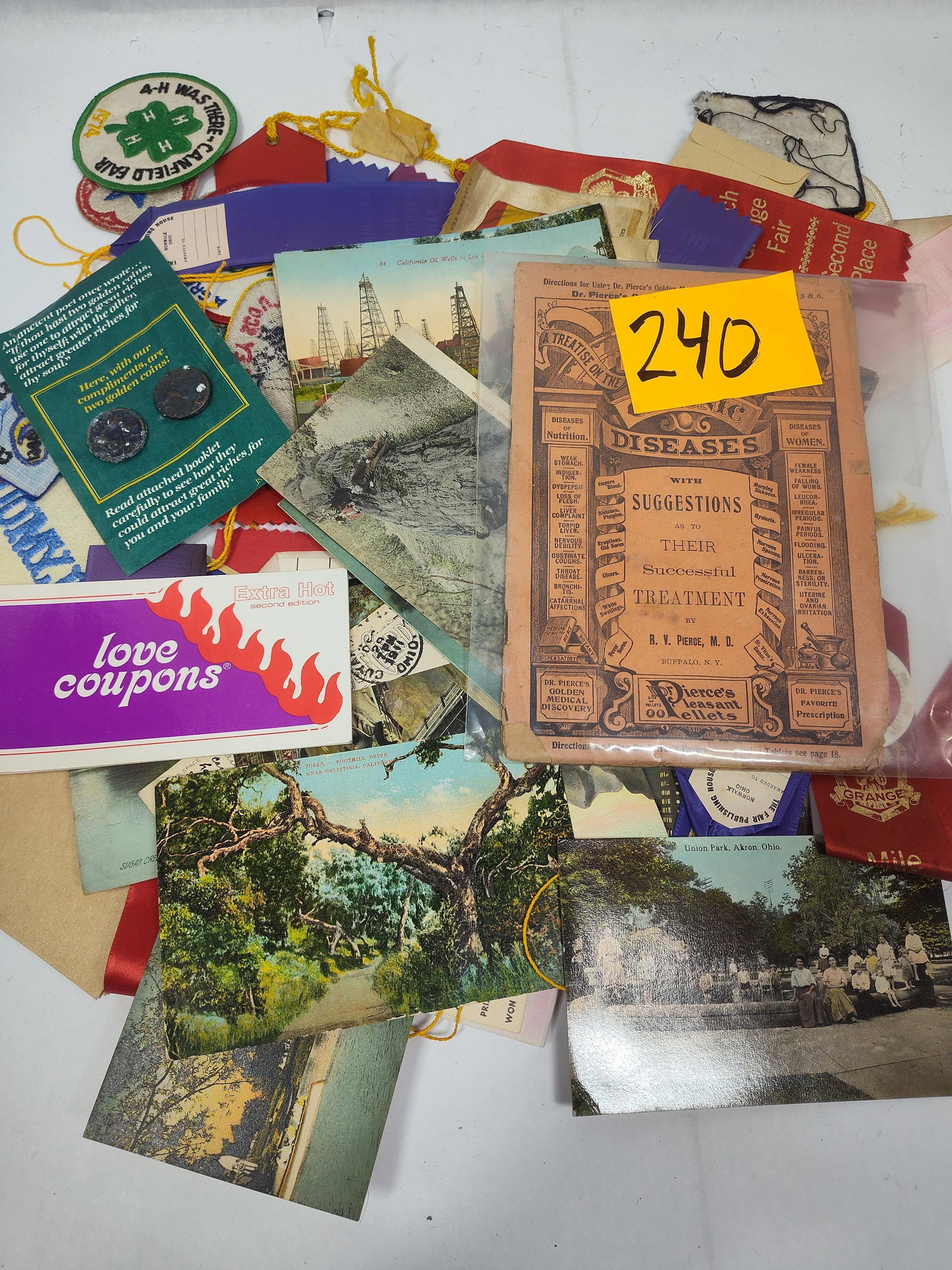 Advertising Patches , Post Cards, RPPC, Ribbons and More (1 of 7)