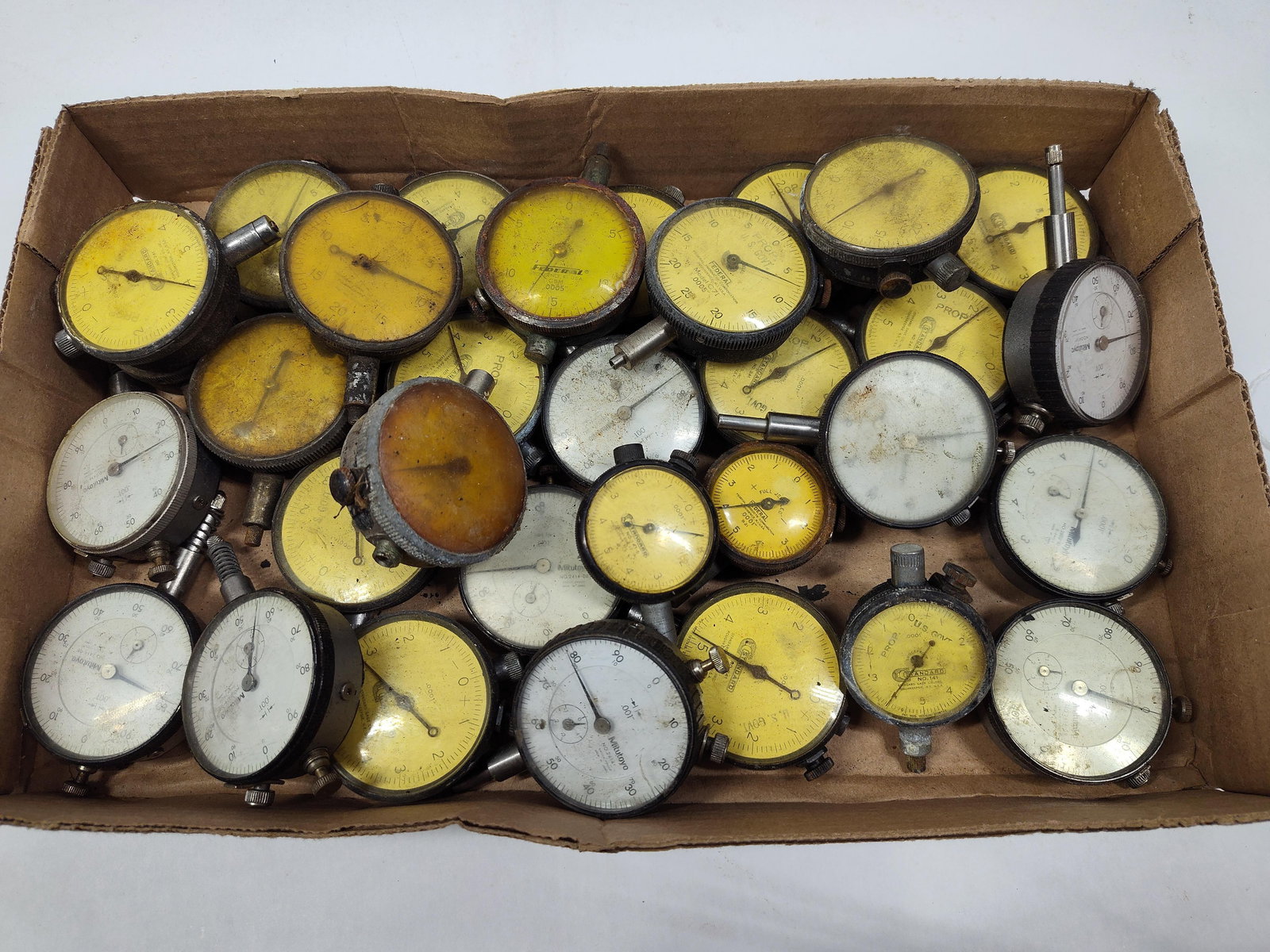Huge Lot of Assorted Gauges and Meters: This lot is loaded as shown in photos