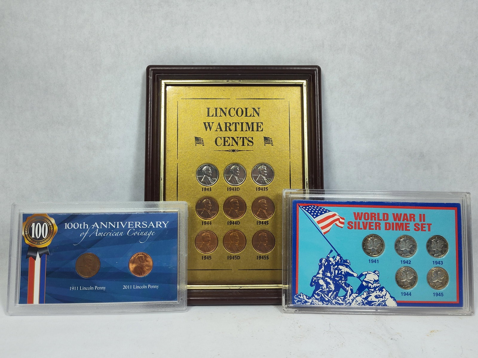 WW2 Mercury Dimes and Wartime Cents: .