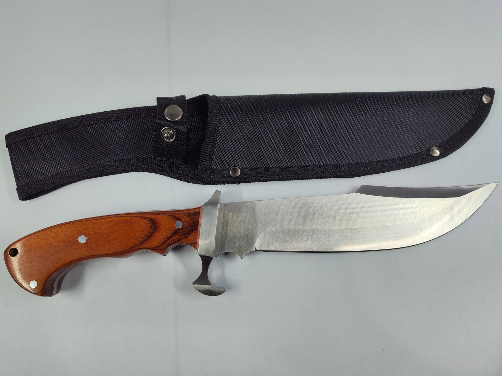 Ridge Runner Woodland Reverie Bowie Knife Genuine Zebrawood Full Tang w/ Nylon Sheathe (1 of 3)
