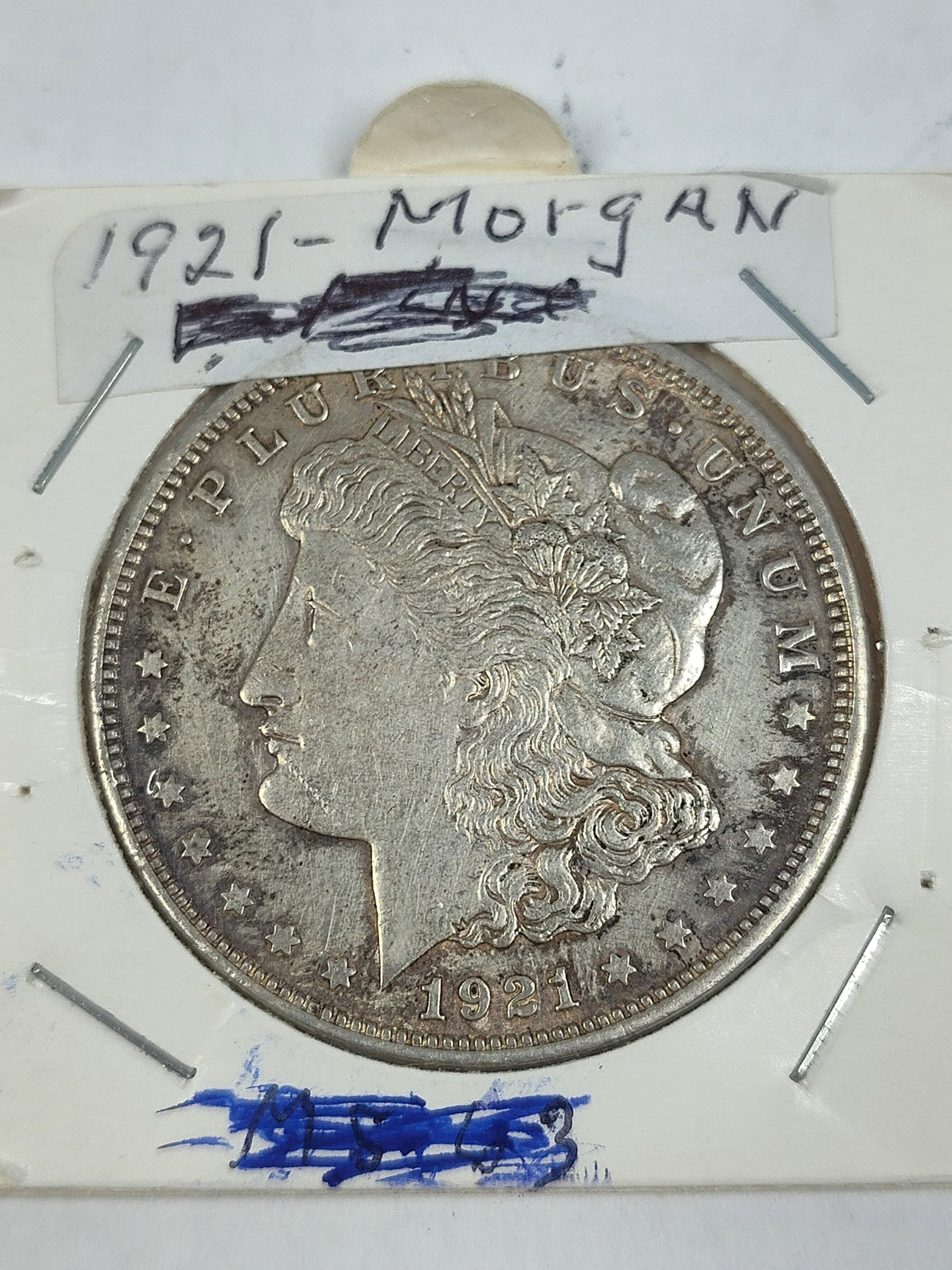 1921 Morgan Silver Dollar: 90% Silver