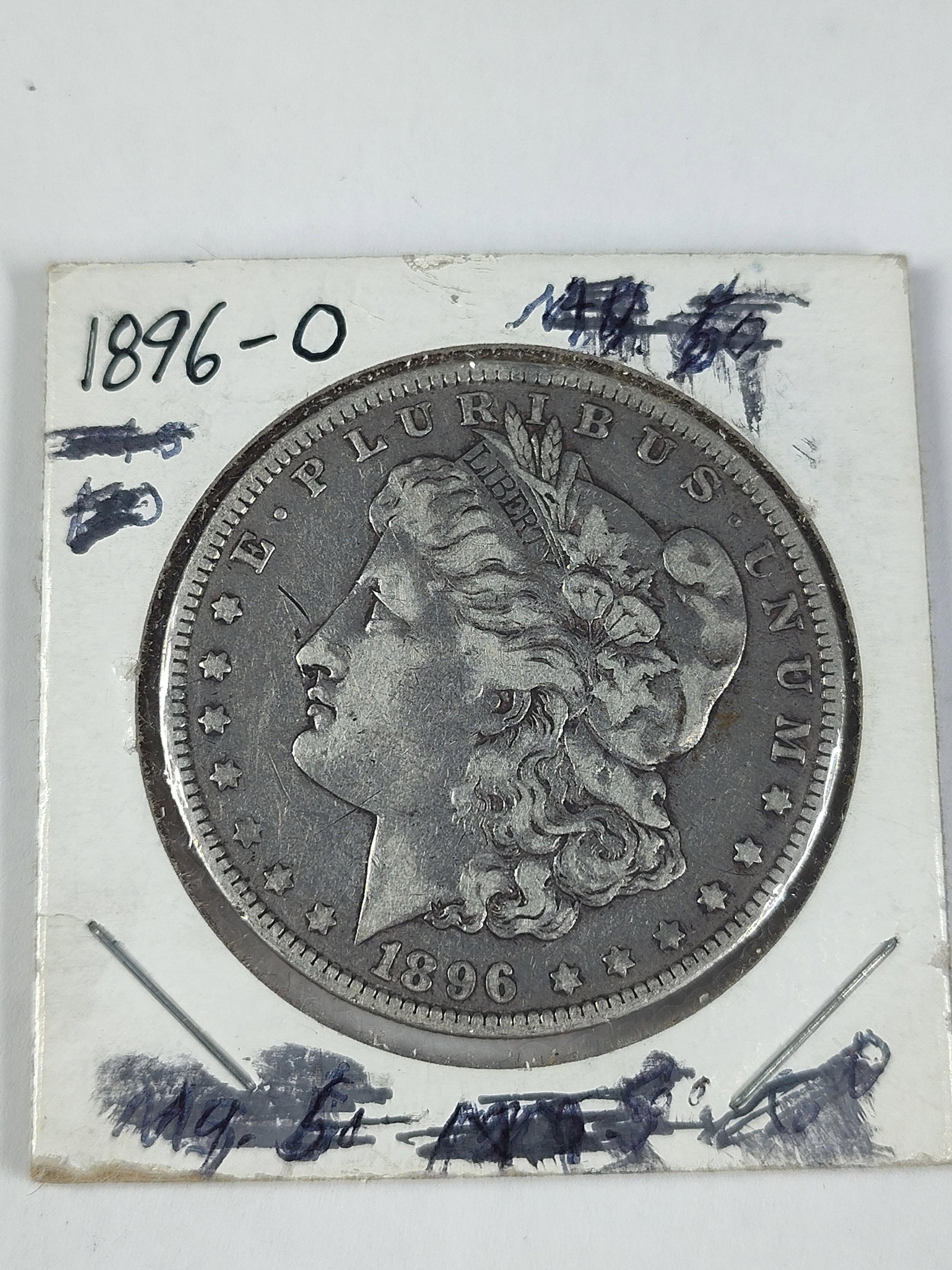 1896-O Morgan Silver Dollar (1 of 2)