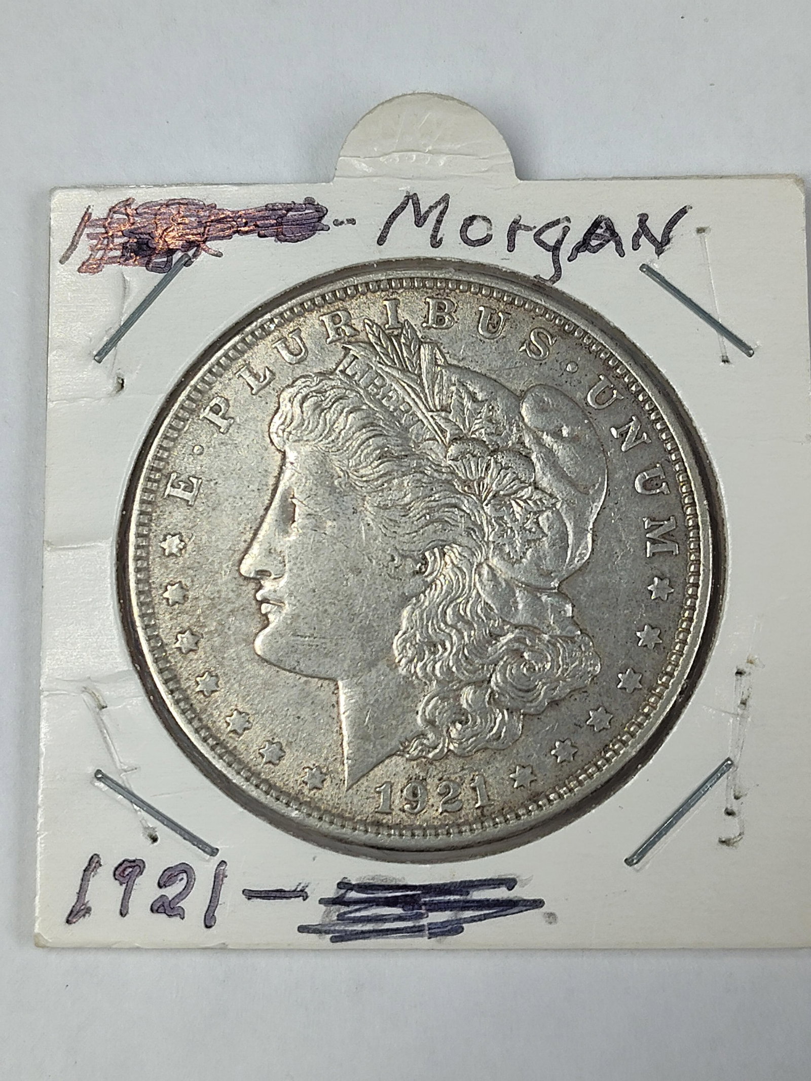 1921 Morgan Silver Dollar (1 of 2)