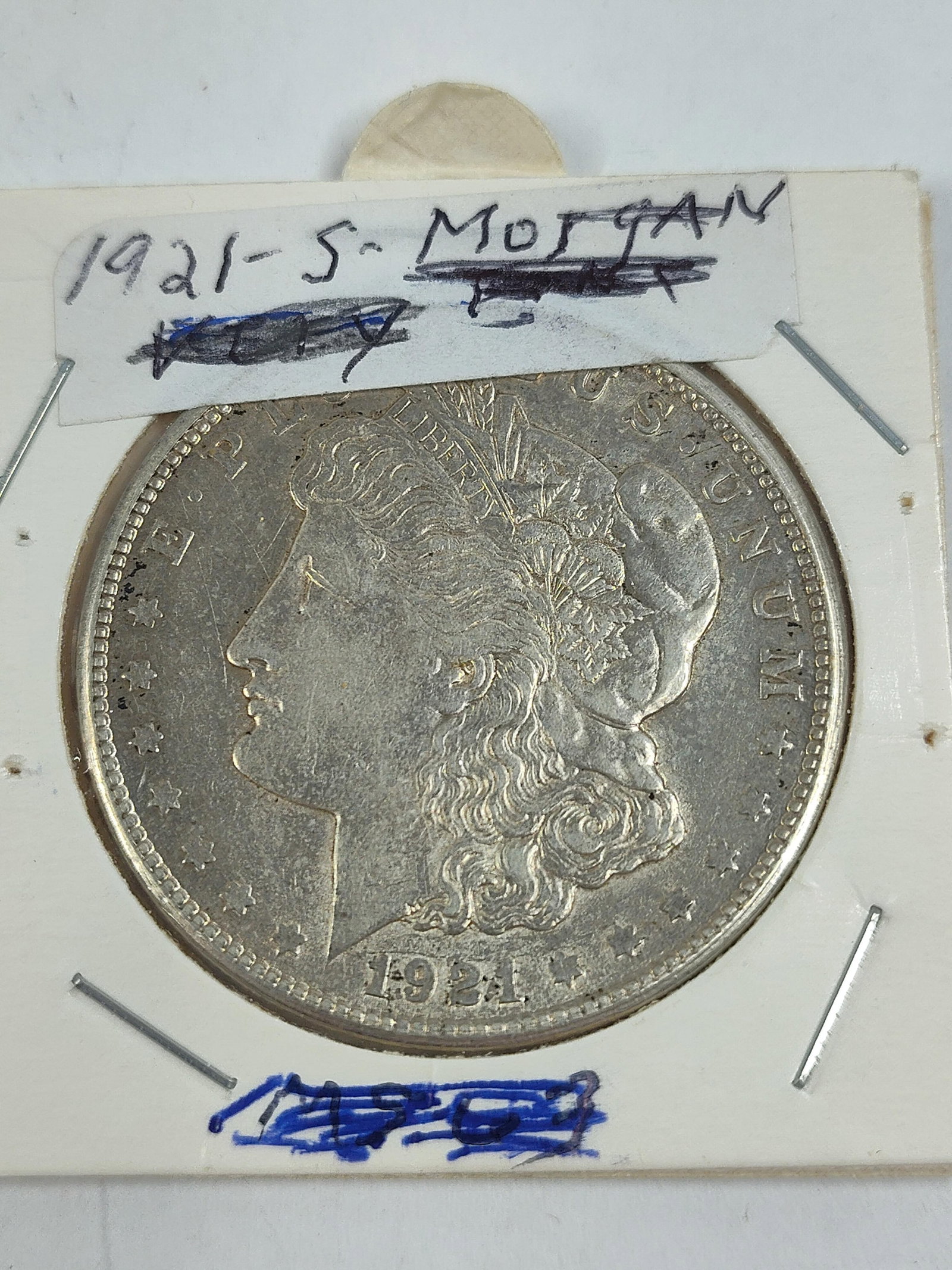 1921-S Morgan Silver Dollar: 90% Silver
