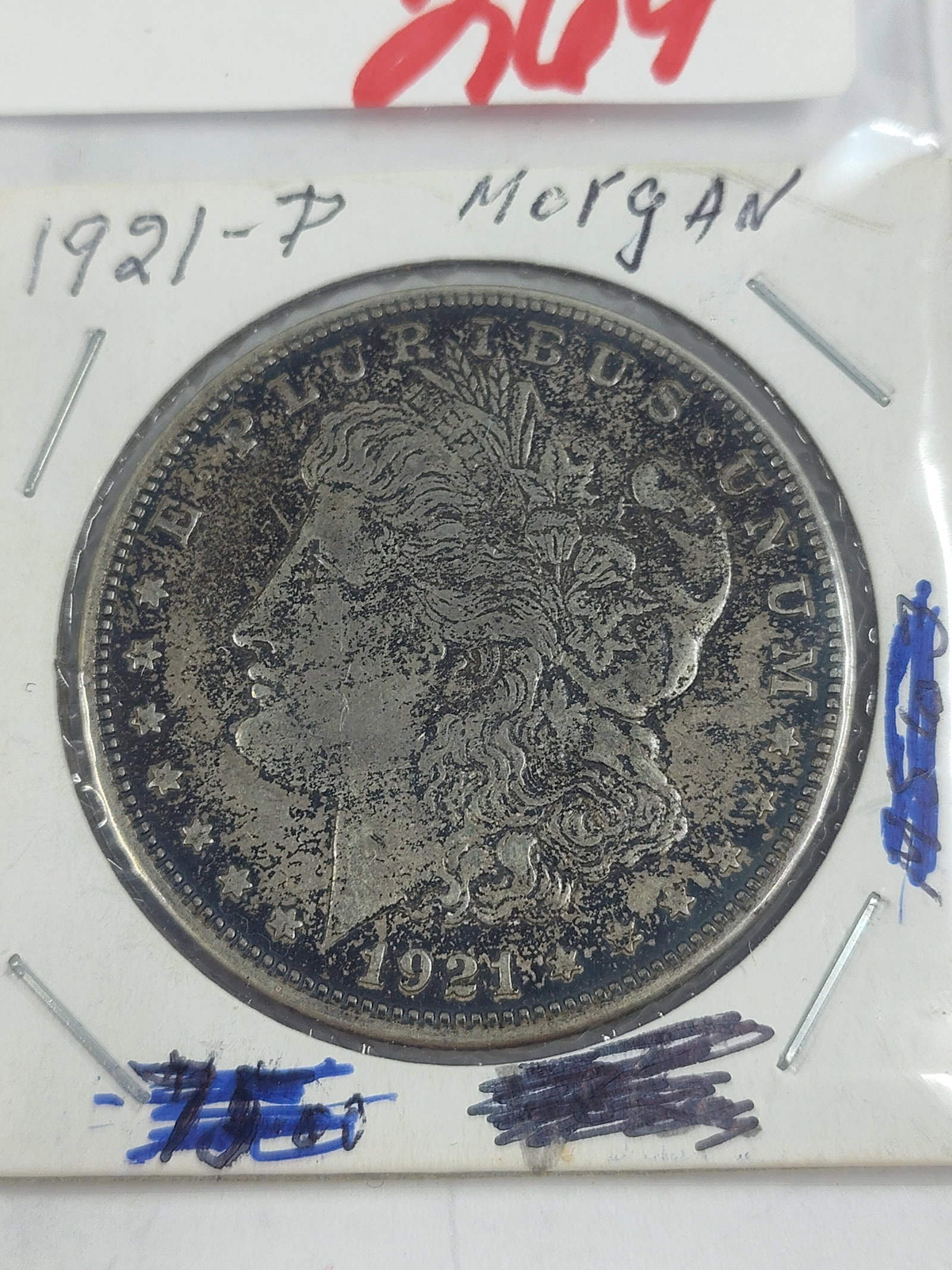 1921-P Morgan Silver Dollar: 90% Silver