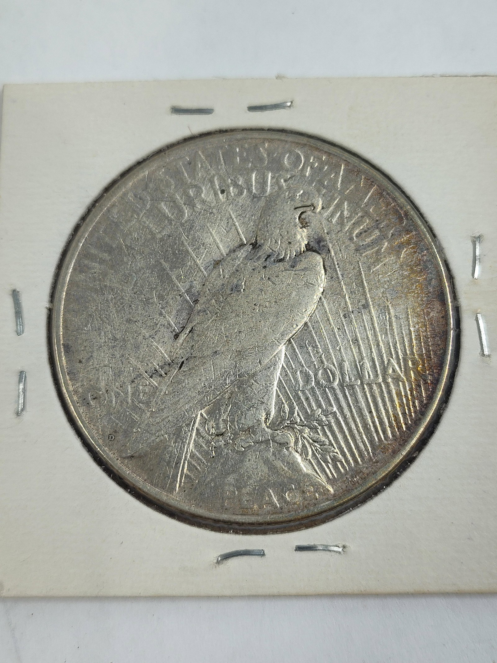1923D Peace Silver Dollar: 90% Silver