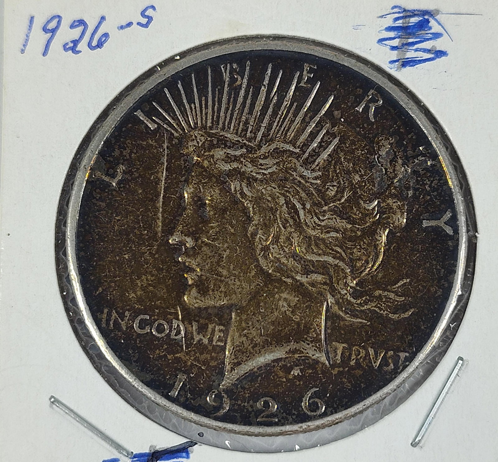 1926-S Peace Silver Dollar: 90% silver