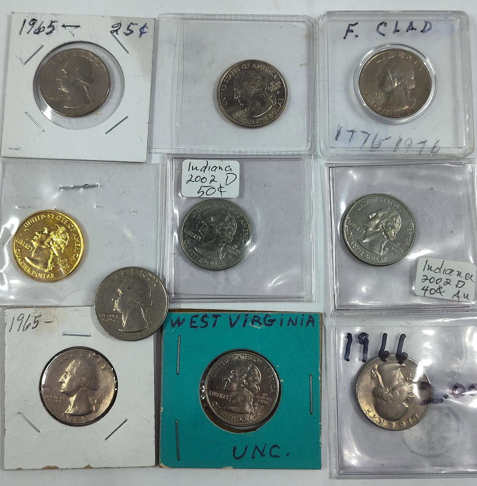 State Quarters, Gold Layered Quarters, Bicentennial and More (1 of 2)
