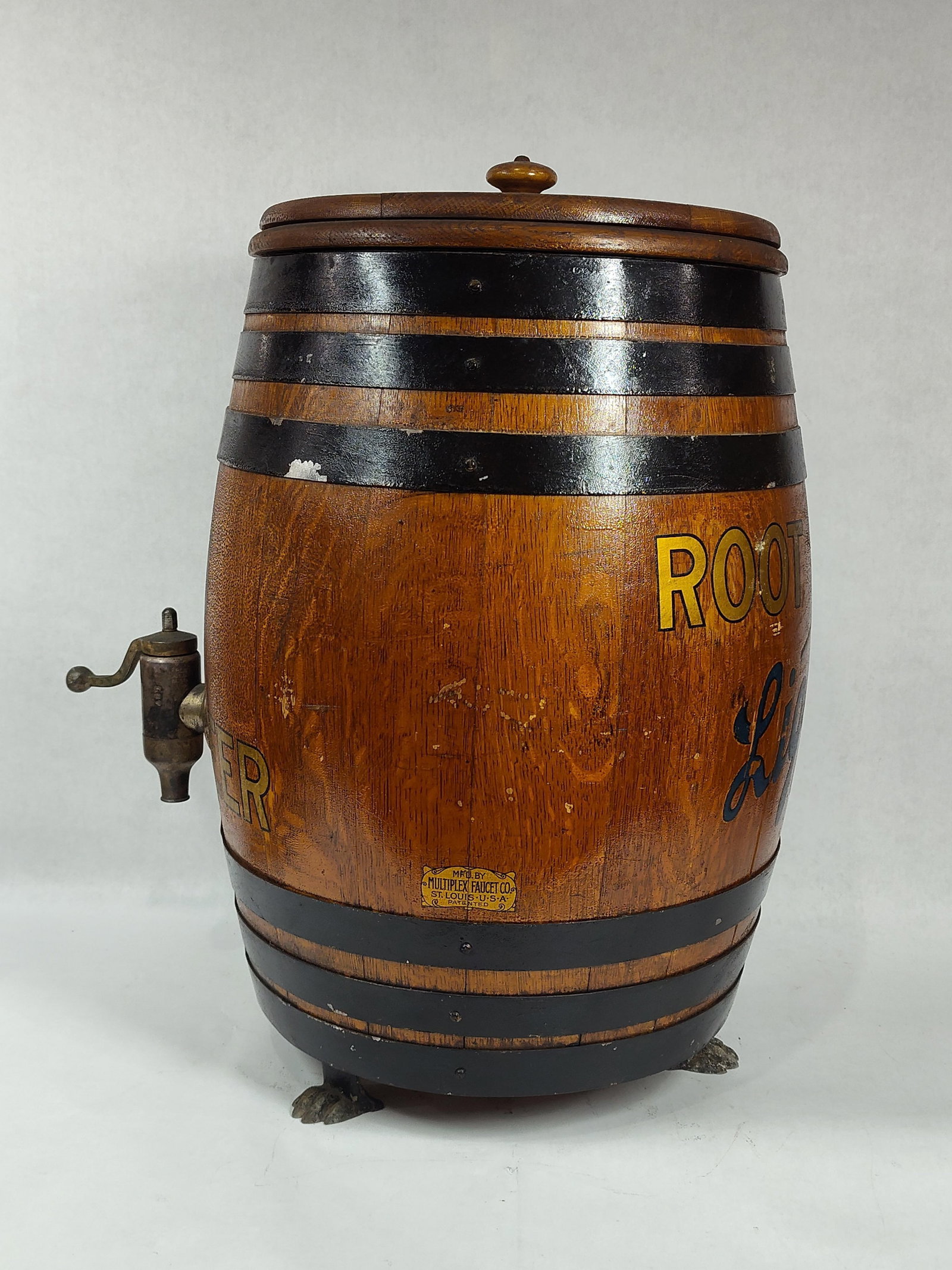 Liggett's Root Beer Barrel Dispenser - 7