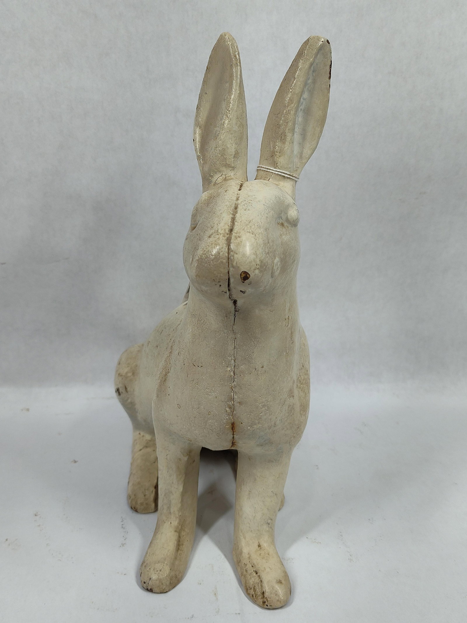 Painted Cast Iron Rabbit Doorstop - 2