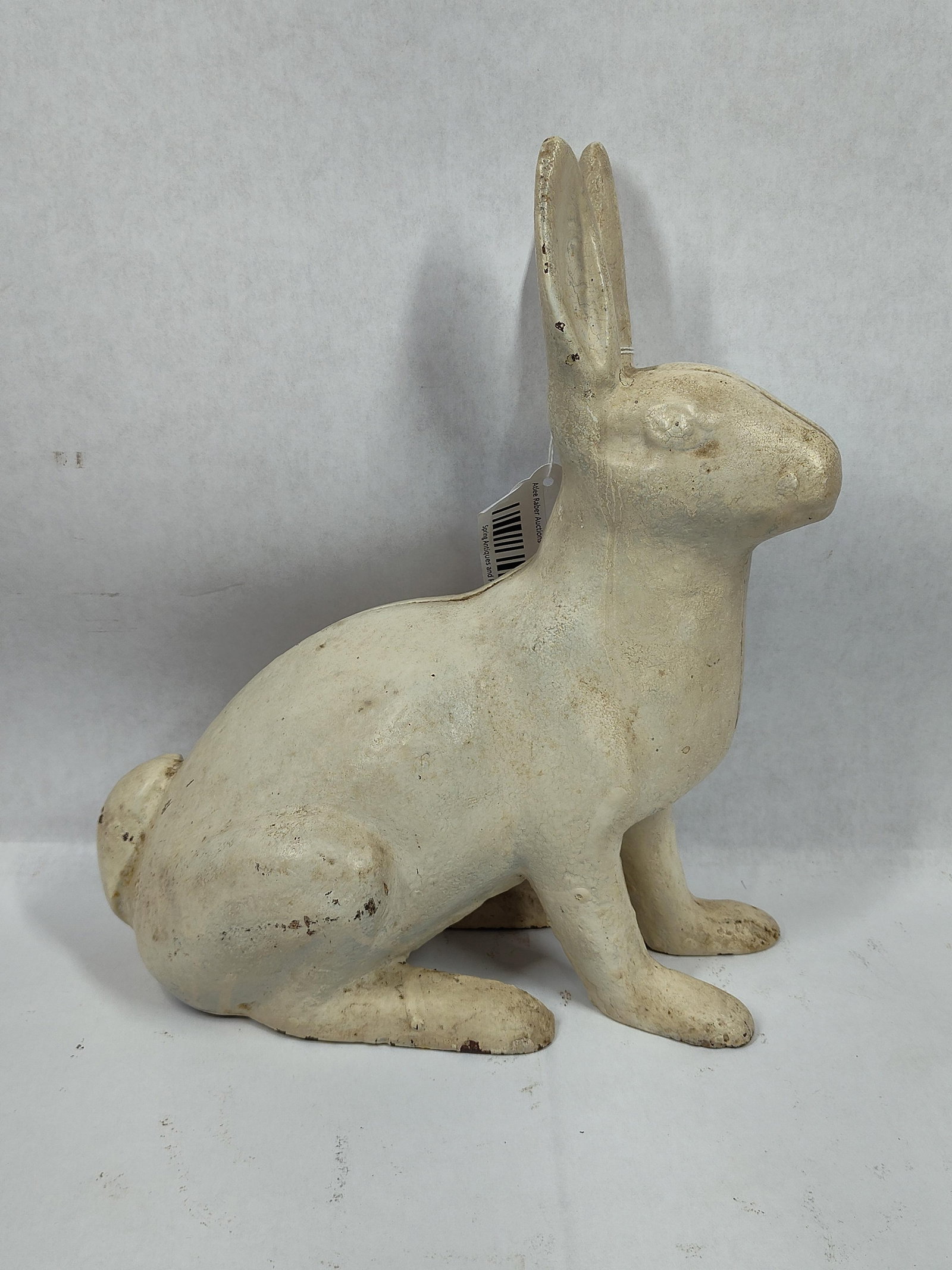 Painted Cast Iron Rabbit Doorstop - 3