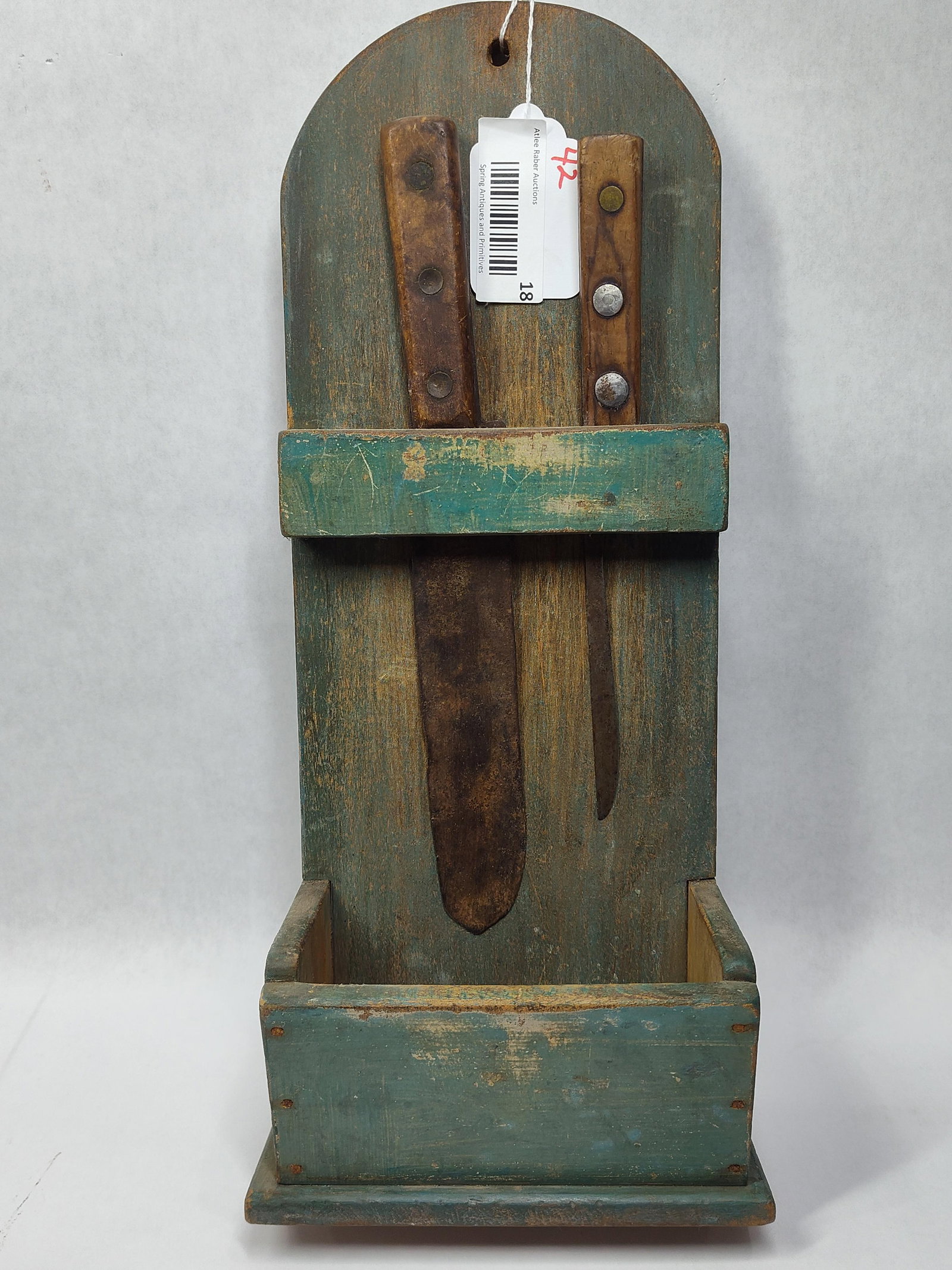 Great Painted Knife Rack with Box (1 of 4)