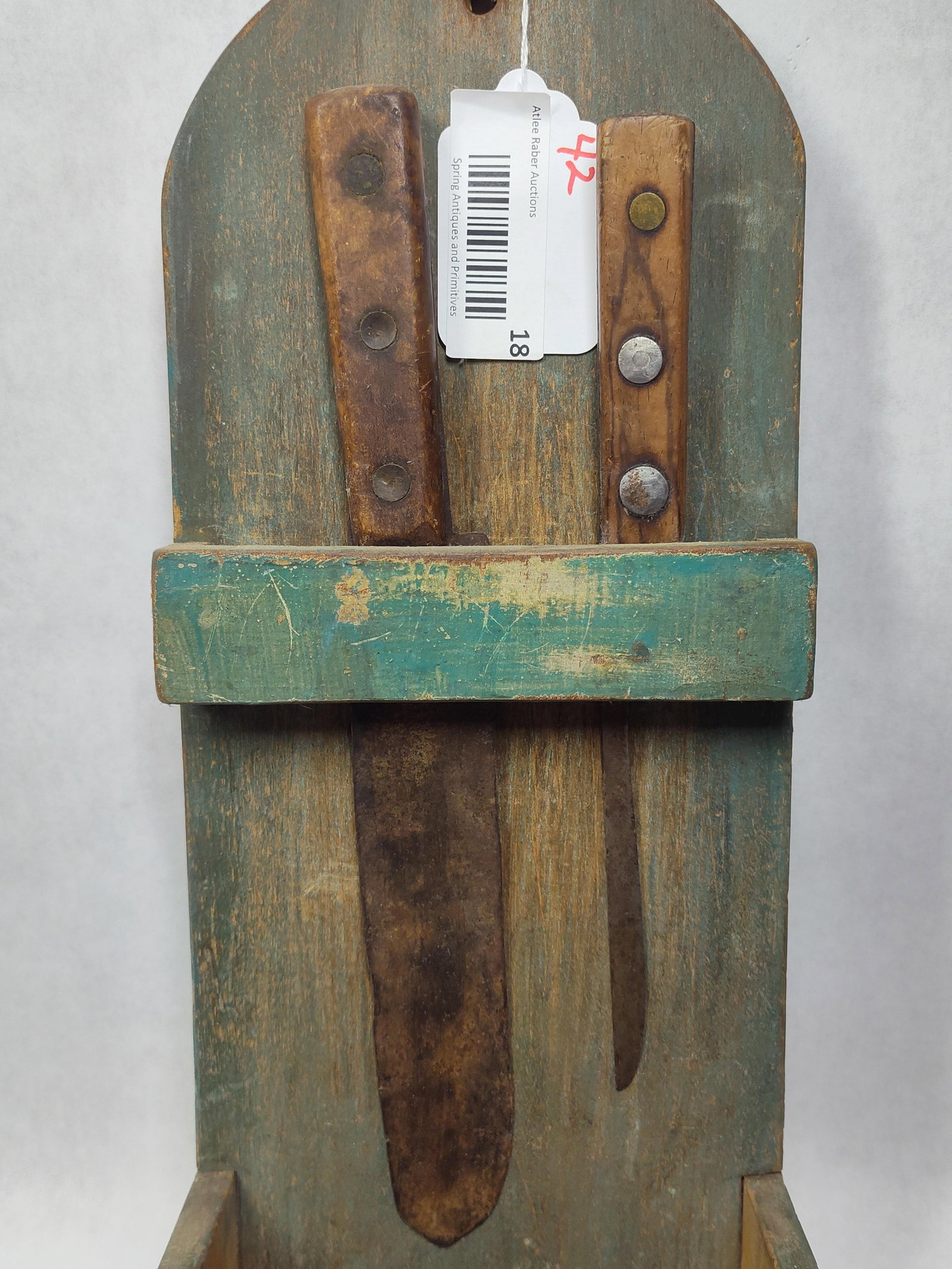 Great Painted Knife Rack with Box - 2