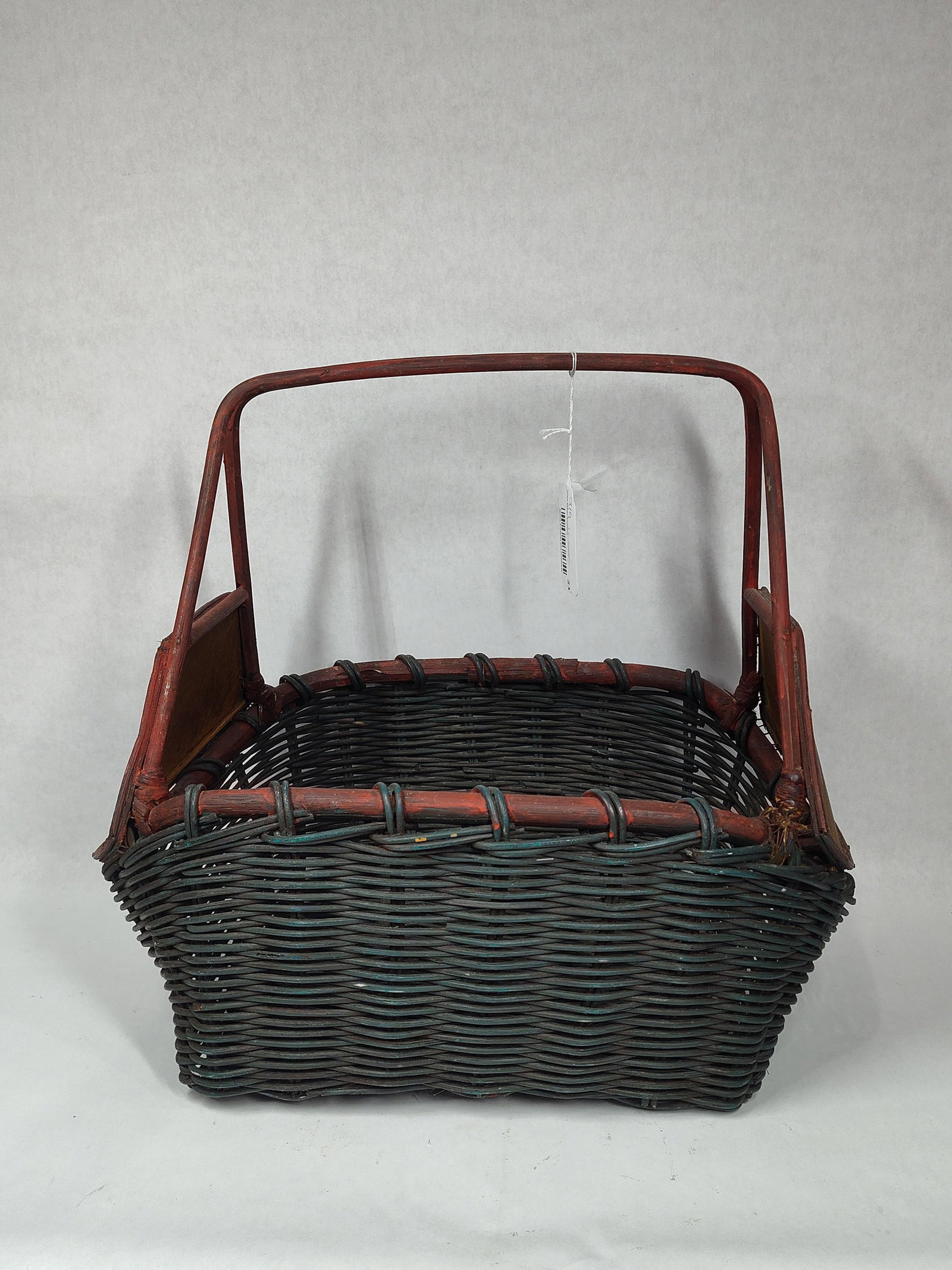 Tole Painted Basket - 4