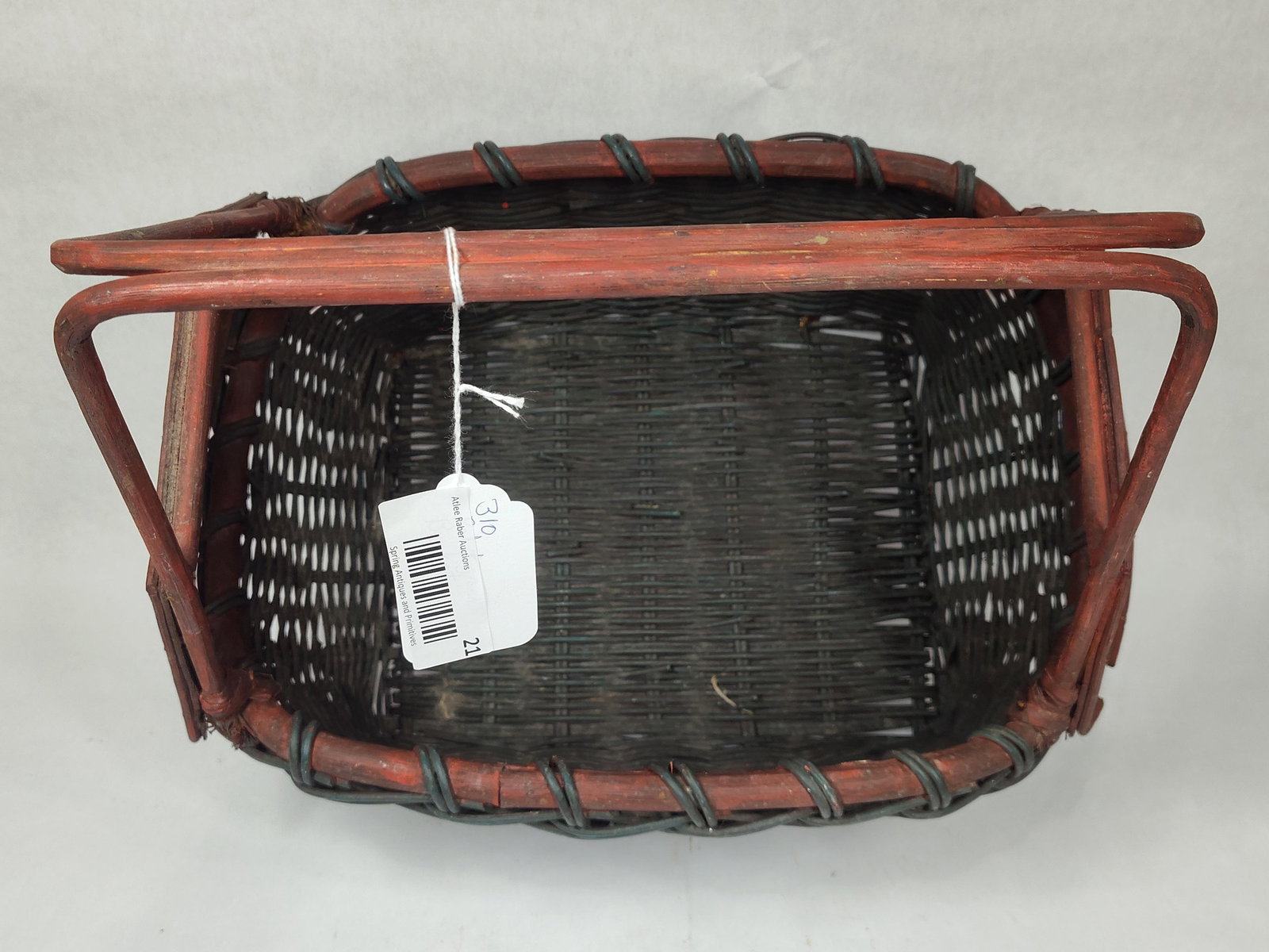 Tole Painted Basket - 6
