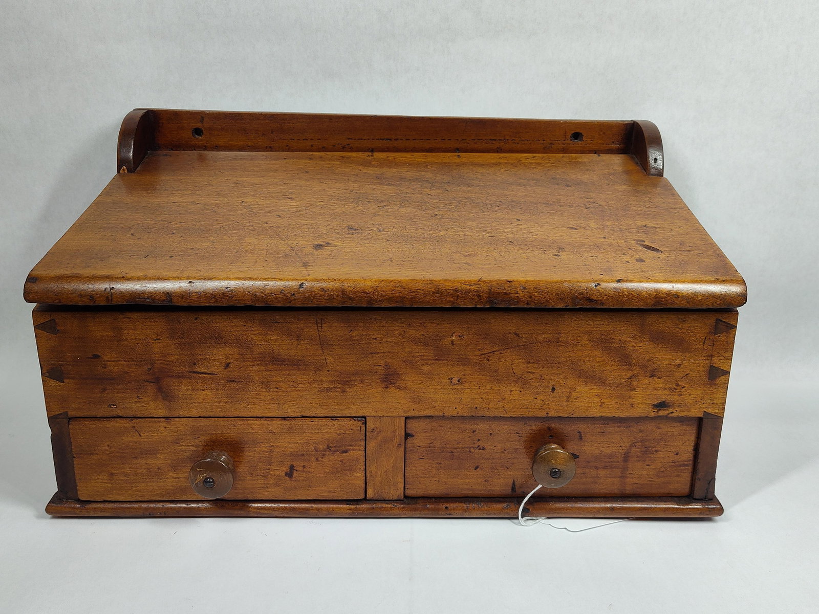 Early Dovetailed Slanted Document Wall Box (1 of 6)