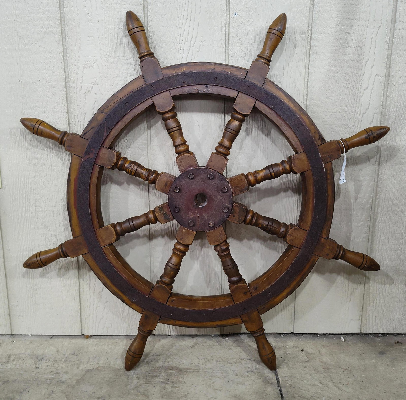 Nautical Wooden Ship's Wheel (1 of 6)