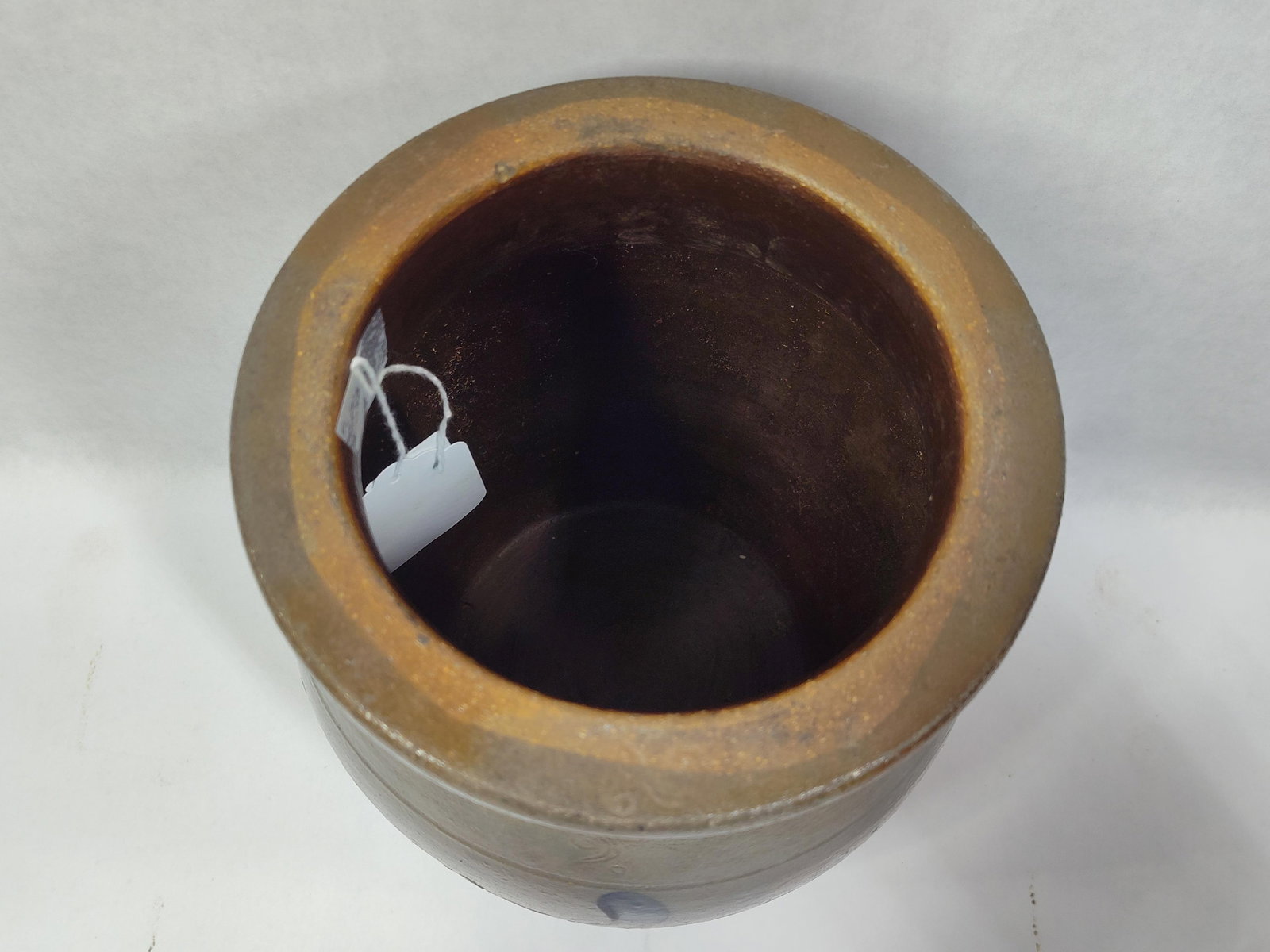 Decorated 2gal stoneware jar - 3