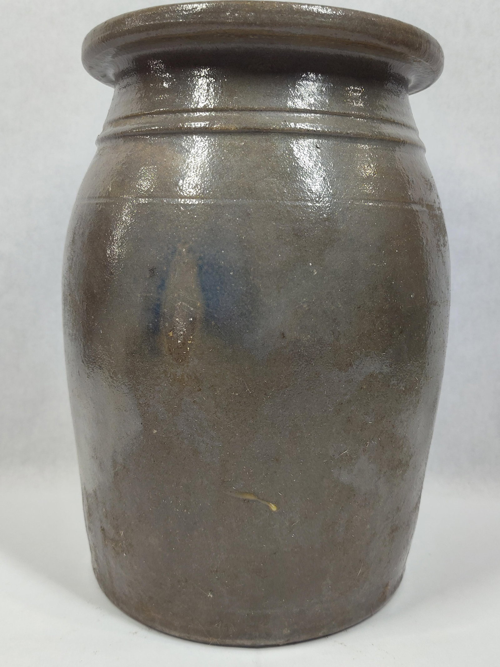 Decorated 2gal stoneware jar - 4