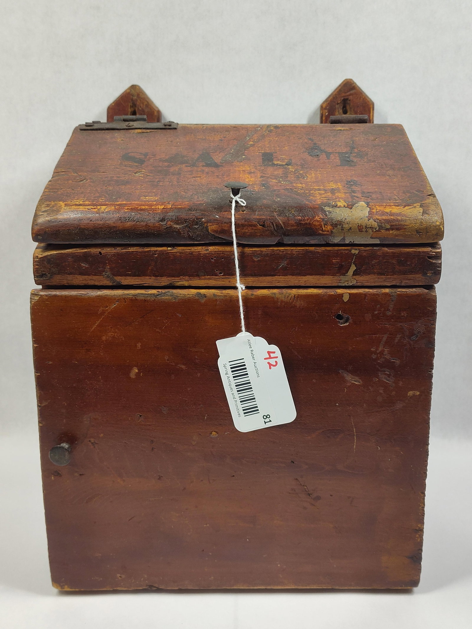 Early Primitive Hanging Salt Box (1 of 7)
