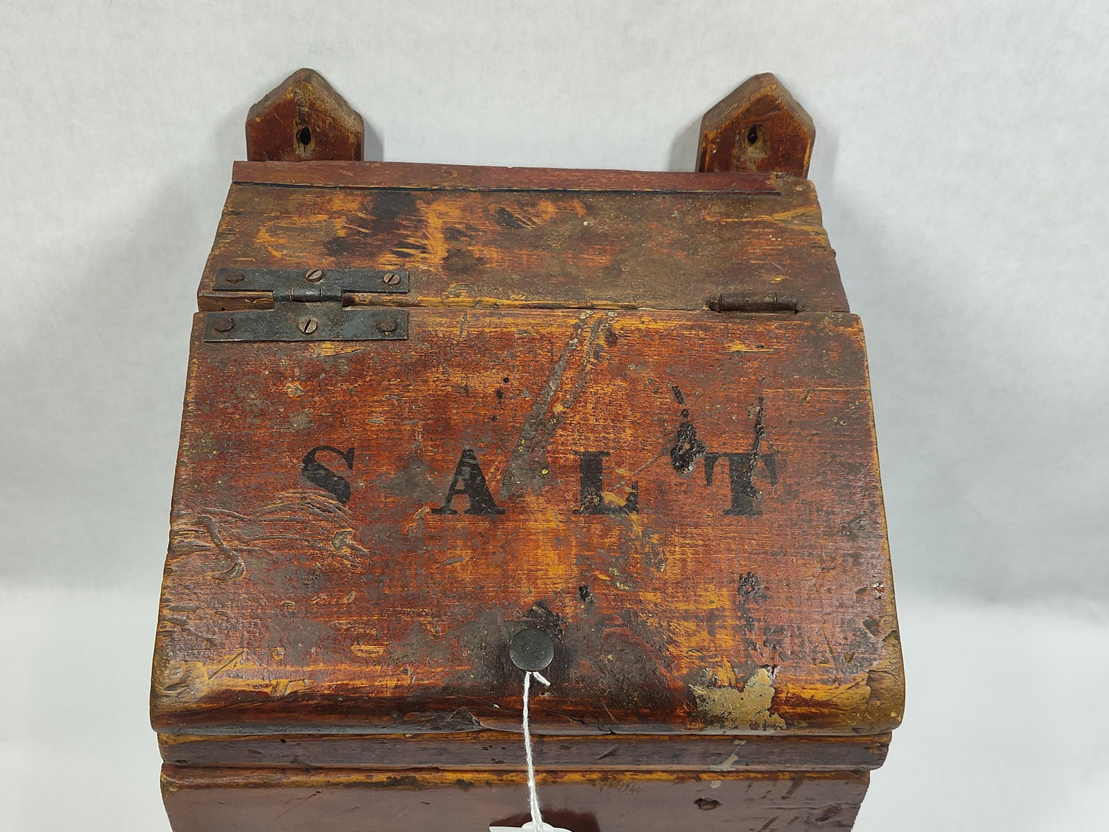 Early Primitive Hanging Salt Box - 2