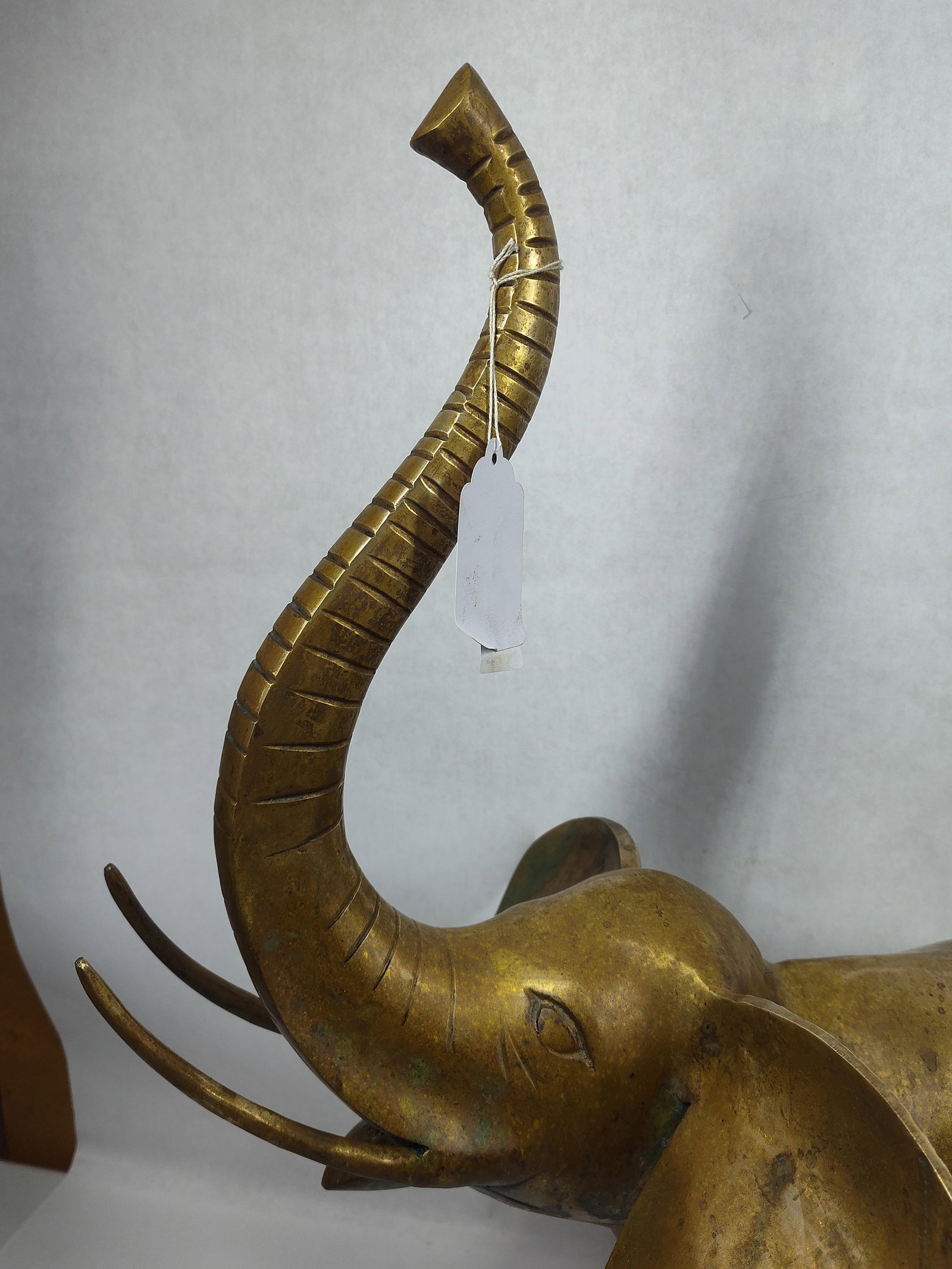 Brass Elephant Sculpture - 2