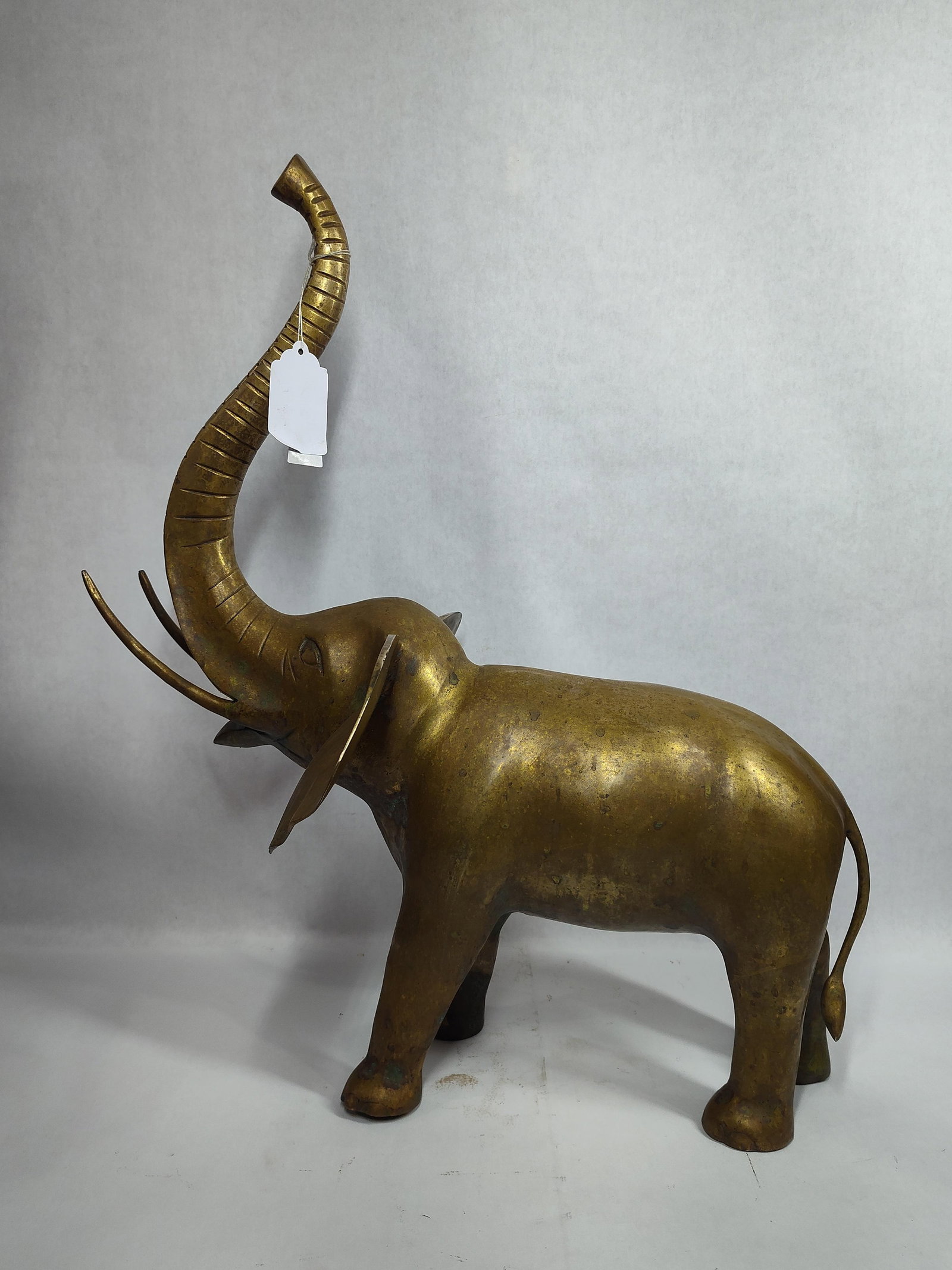 Brass Elephant Sculpture - 3