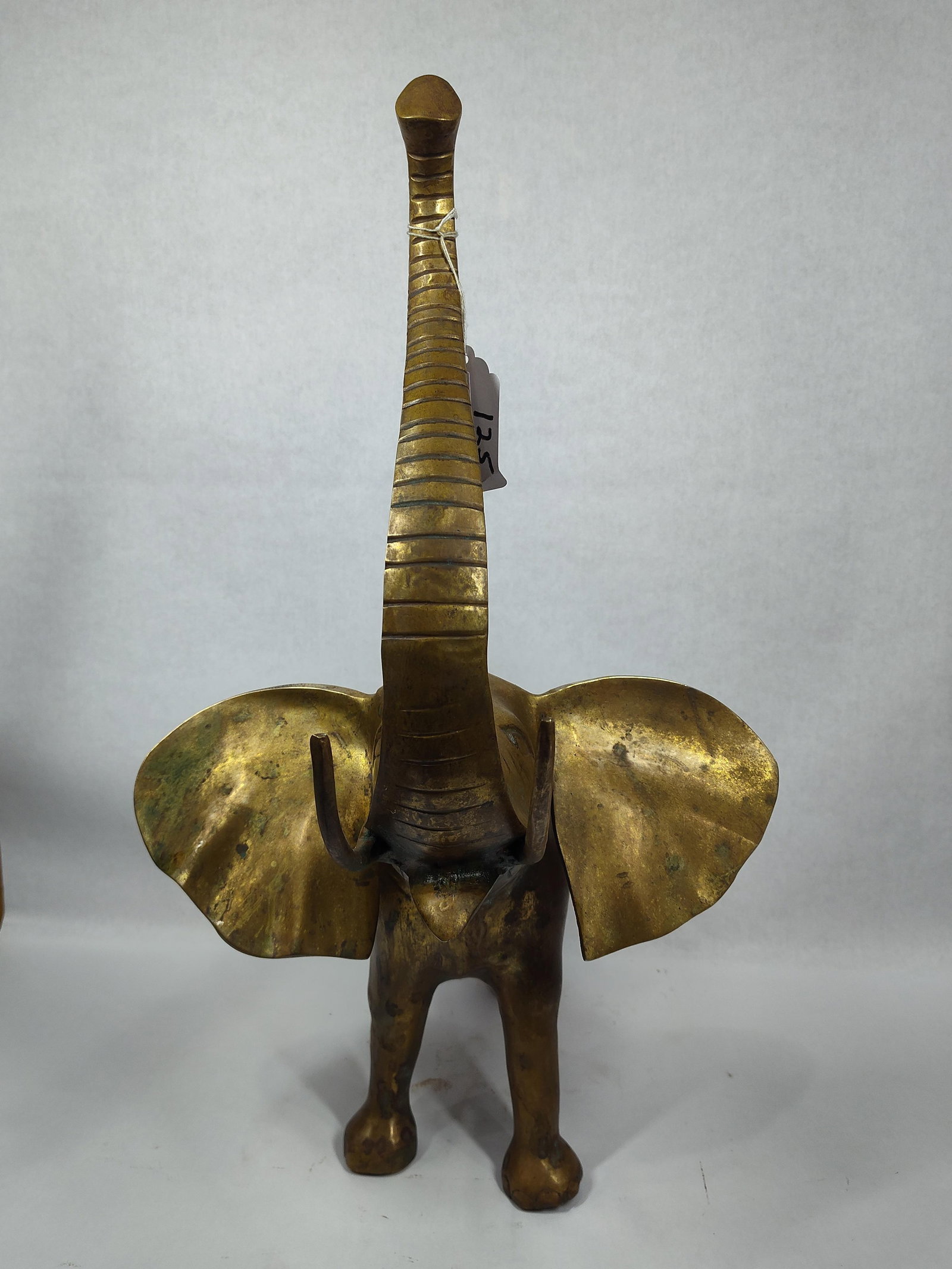 Brass Elephant Sculpture - 4