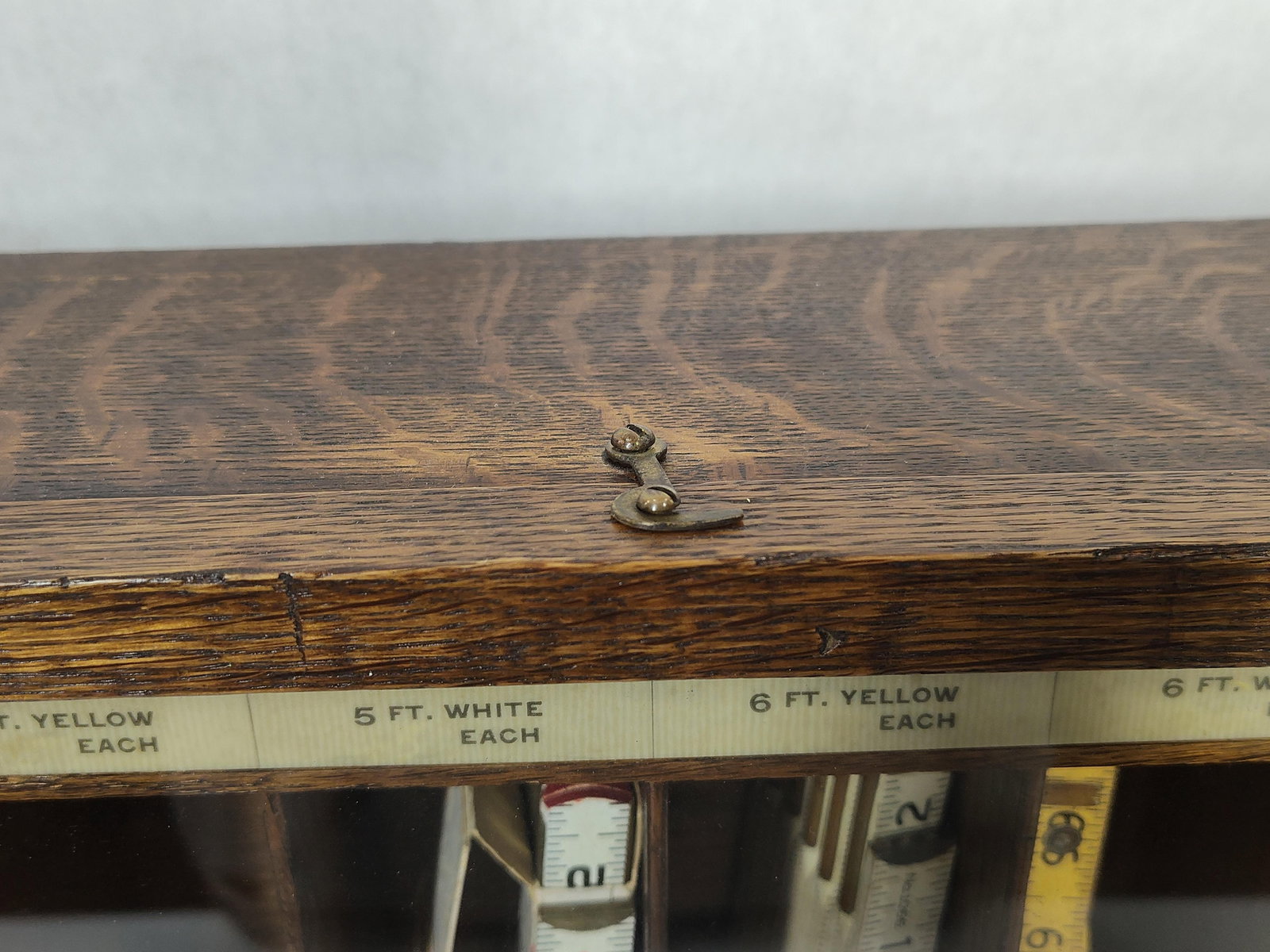 Lufkin Spring Joint Rules Oak Display Case - 7