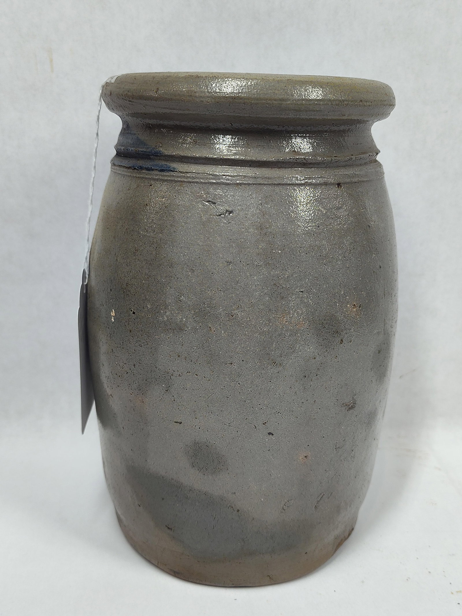 Excellent Stoneware Striper Jar - 3