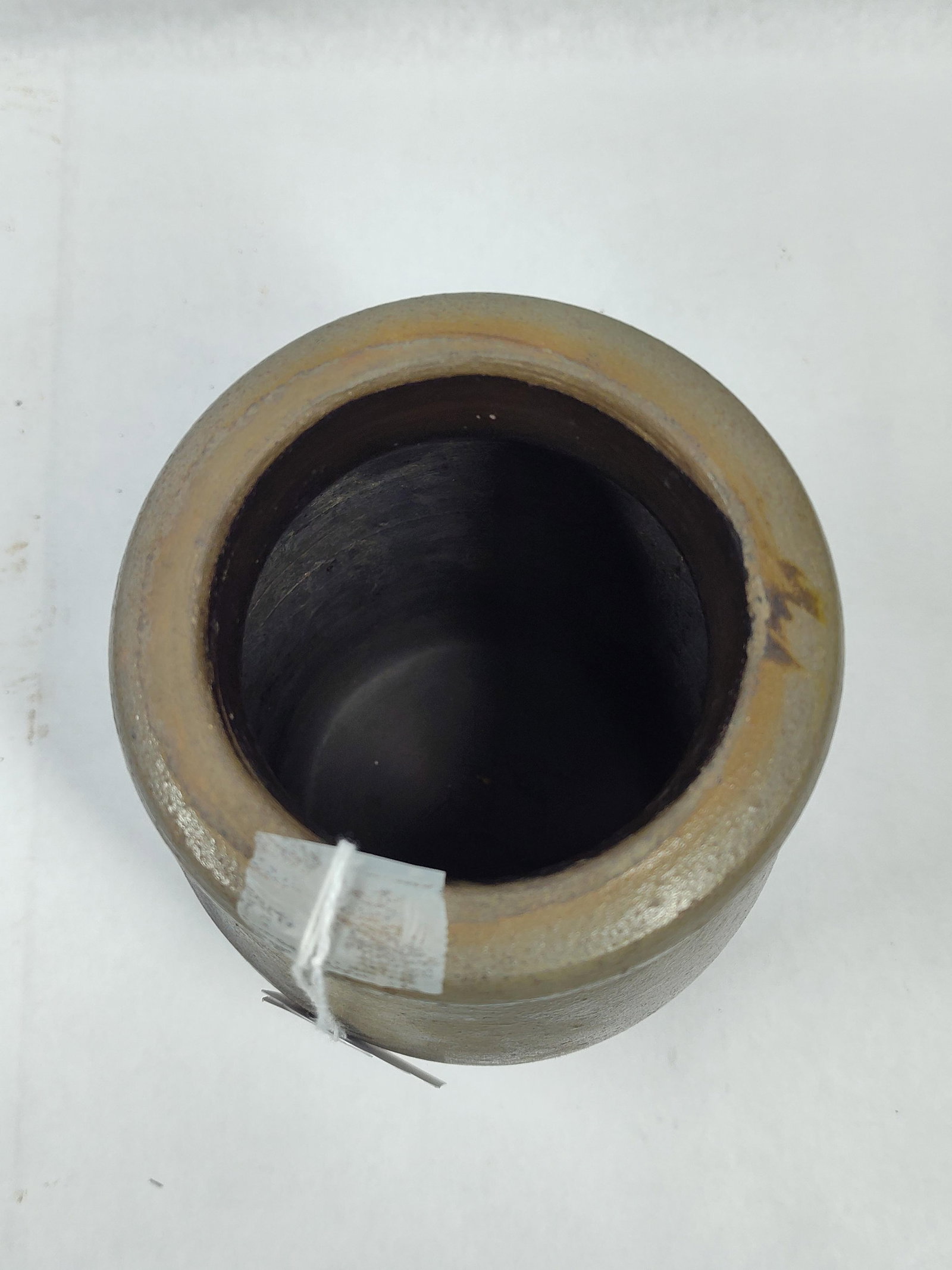 Excellent Stoneware Striper Jar - 5