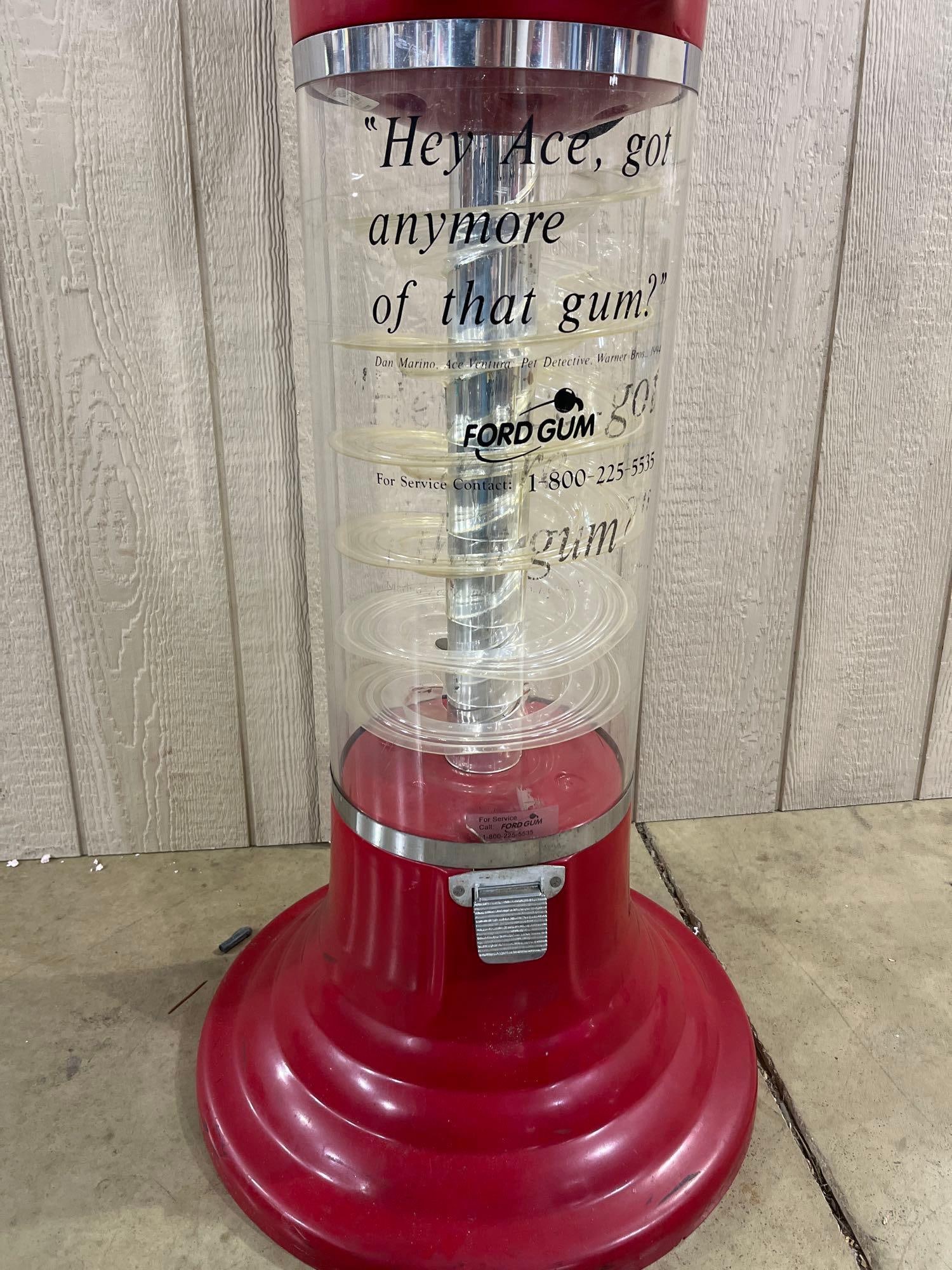 Large Spin Bottom Gum Ball Machine - 3