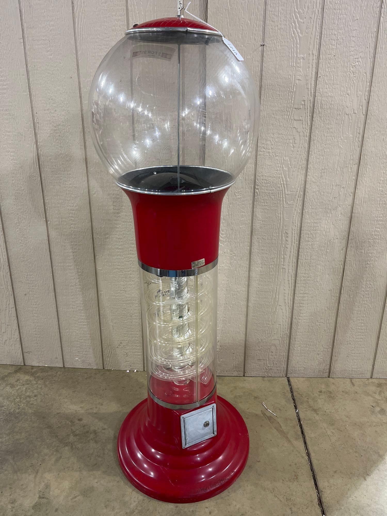 Large Spin Bottom Gum Ball Machine - 6