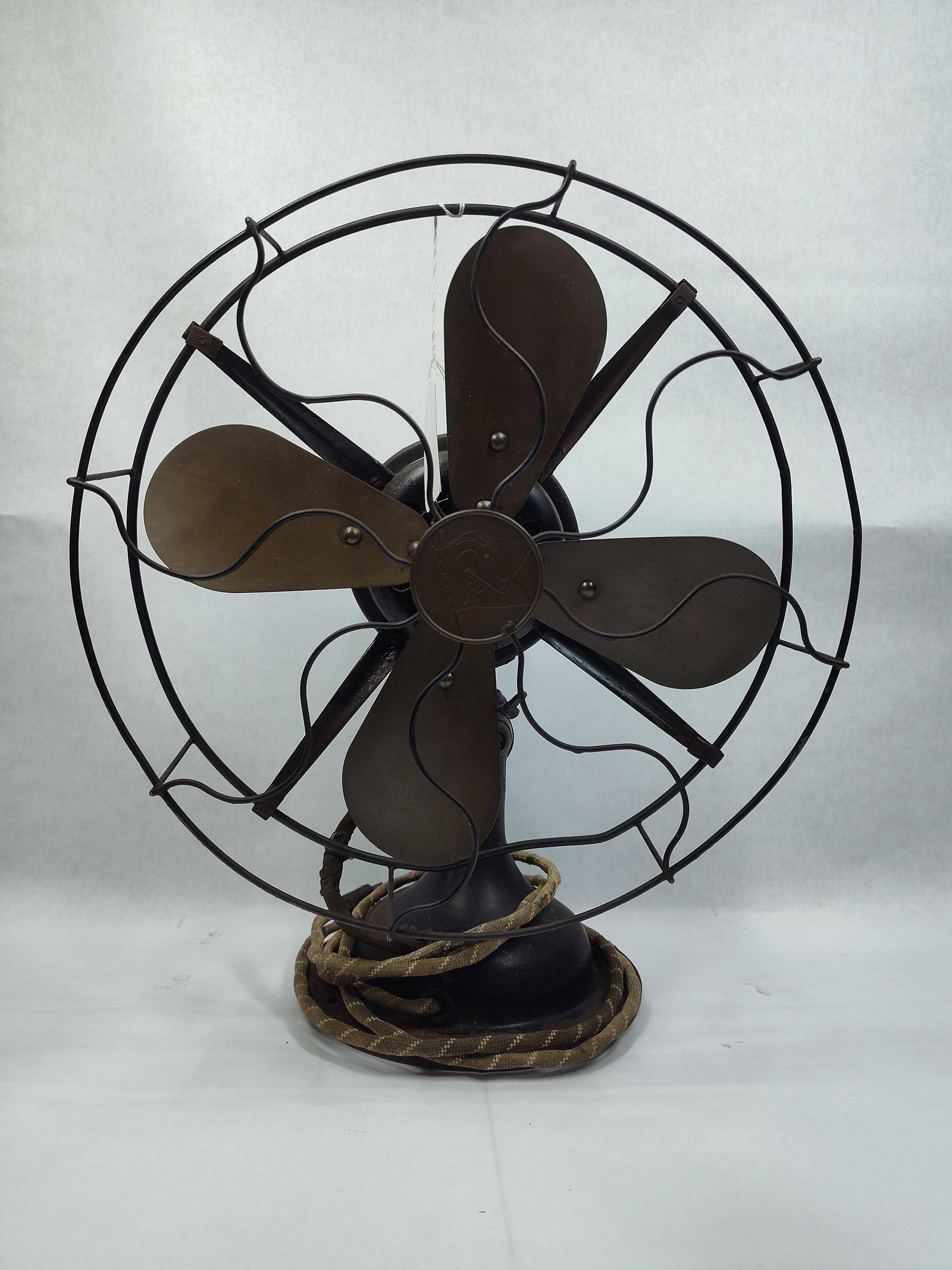The Robbins & Myers Co. brass bladed oscillating fan (1 of 5)