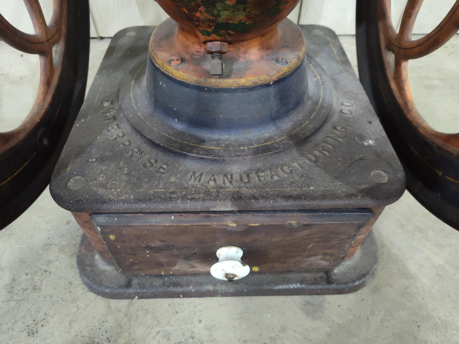 Enterprise 2-wheel Coffee Mill - 4