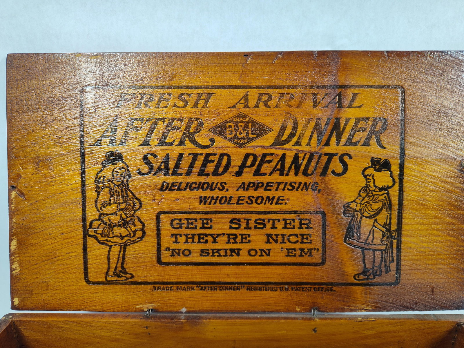 After Dinner Salted Peanuts dovetailed box - 2