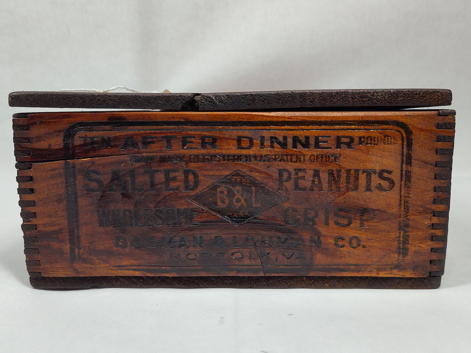 After Dinner Salted Peanuts dovetailed box - 5