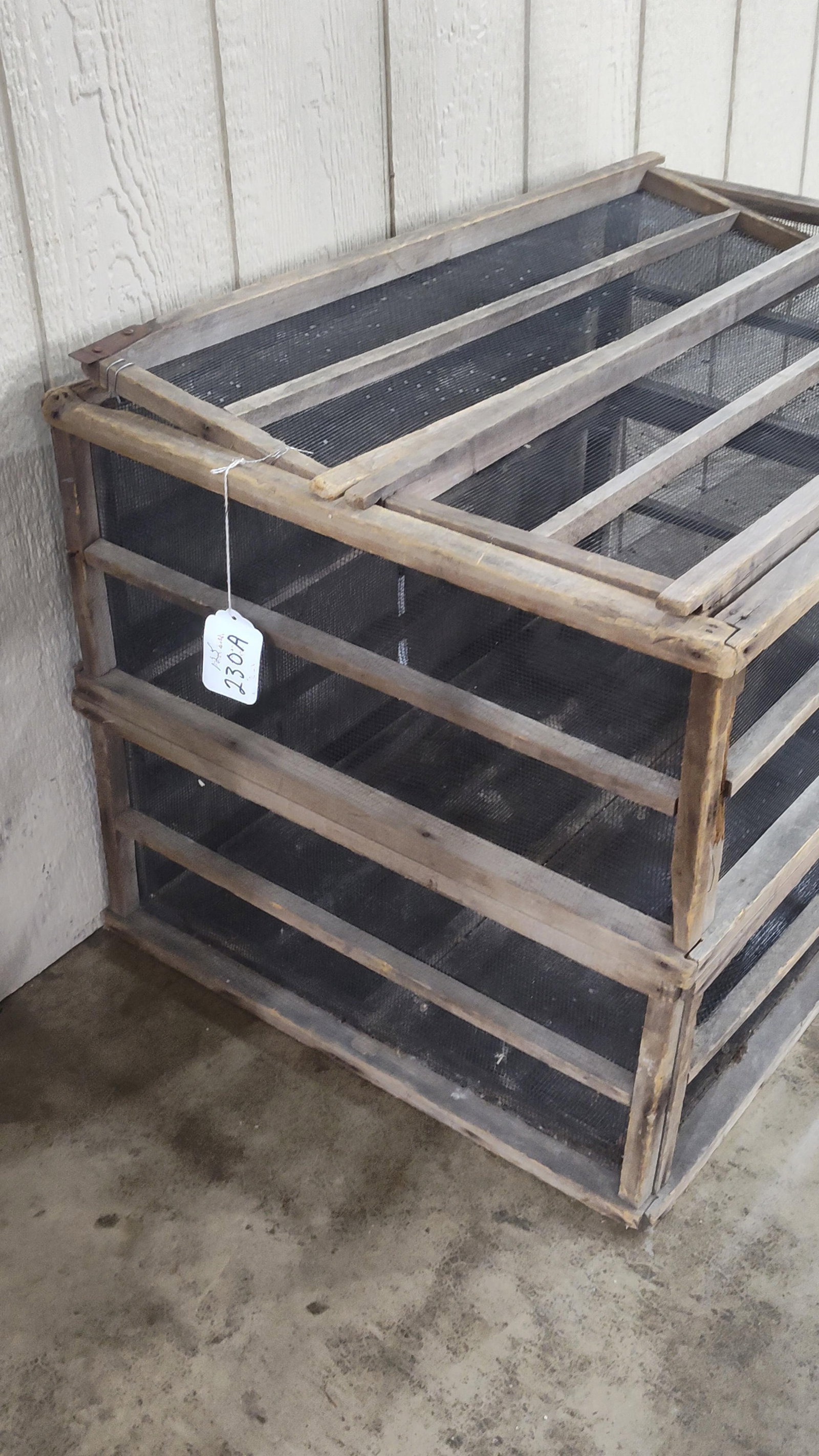 Primitive Popcorn Drying Bin - 2